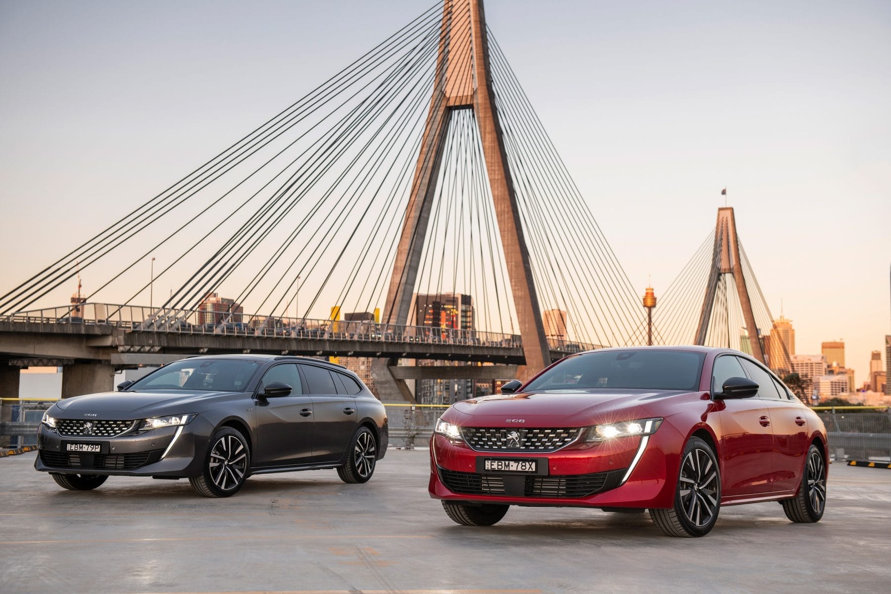 All-new 508 is available in Fastback and Sportswagon body styles, with pricing from $53,990 and $55,990 respectively and exterior colour choice and an opening panoramic sunroof the only options.