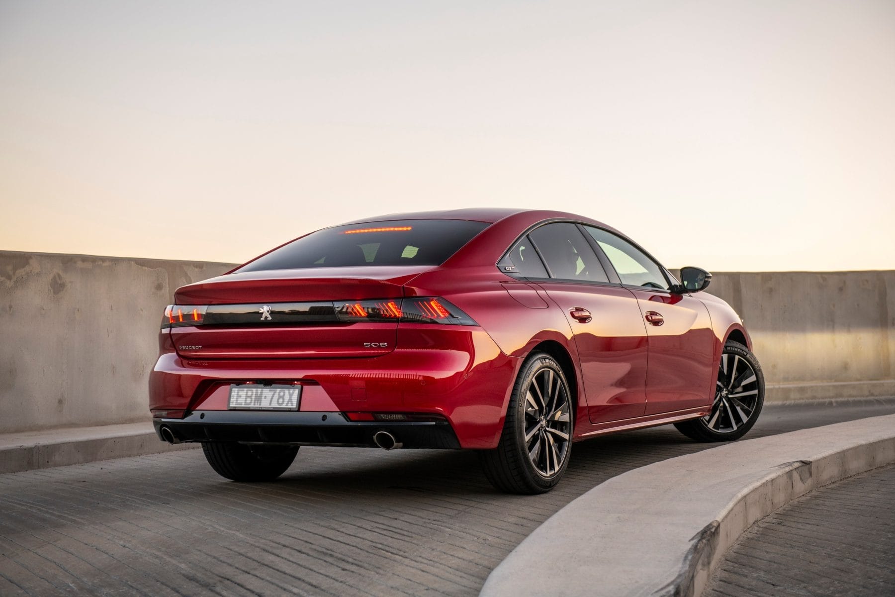 Peugeot 508 GT 6 fastback rear