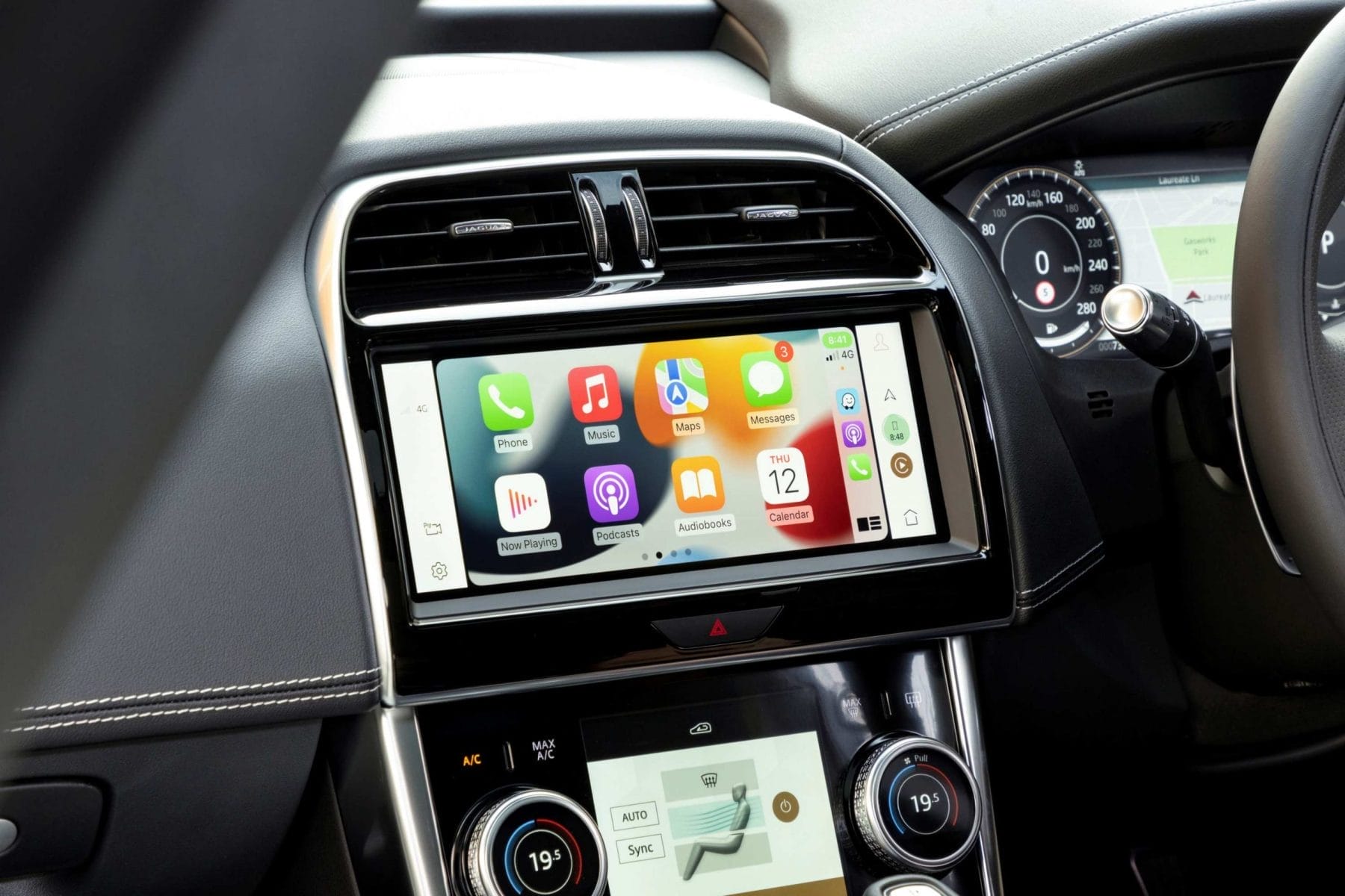 2021 Jaguar XE P300 R-Dynamic AWD interior central connectivity