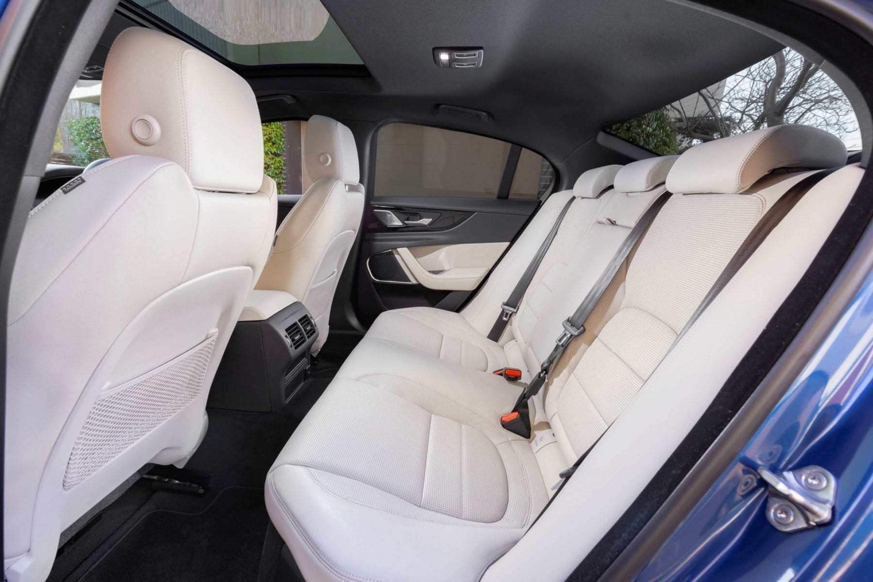 2021 Jaguar XE P300 R-Dynamic AWD interior rear seats