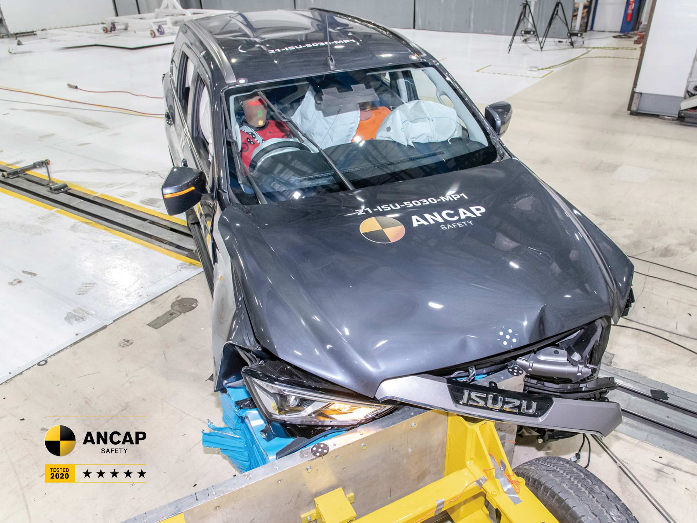 All-New Isuzu MU-X awarded the maximum 5 star ANCAP safety rating across the complete range.