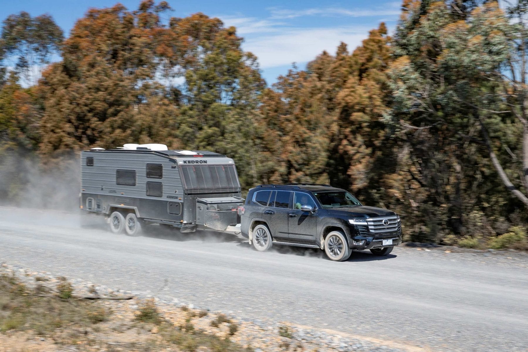 Toyota LandCruiser 300 series launch towing with Sahara ZX 3