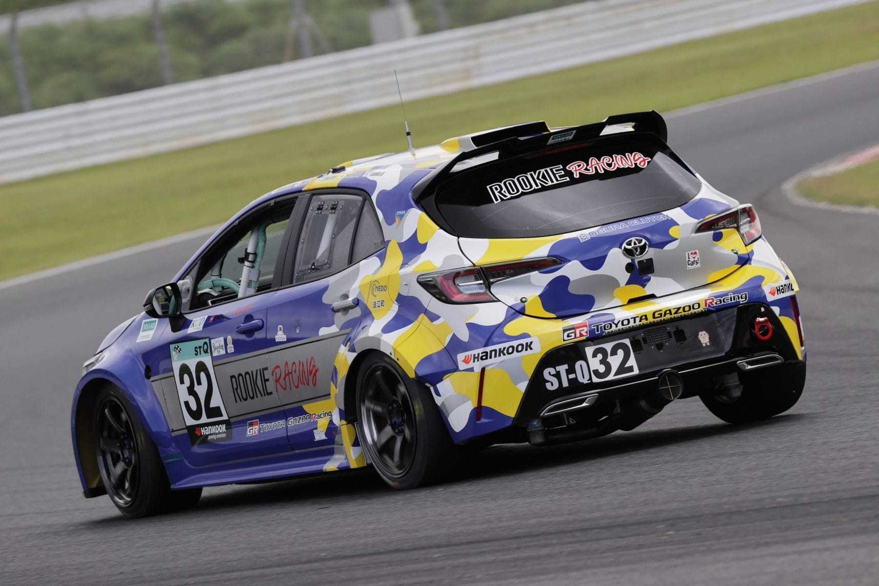 Toyota Corolla powered by hydrogen internal combustion engine