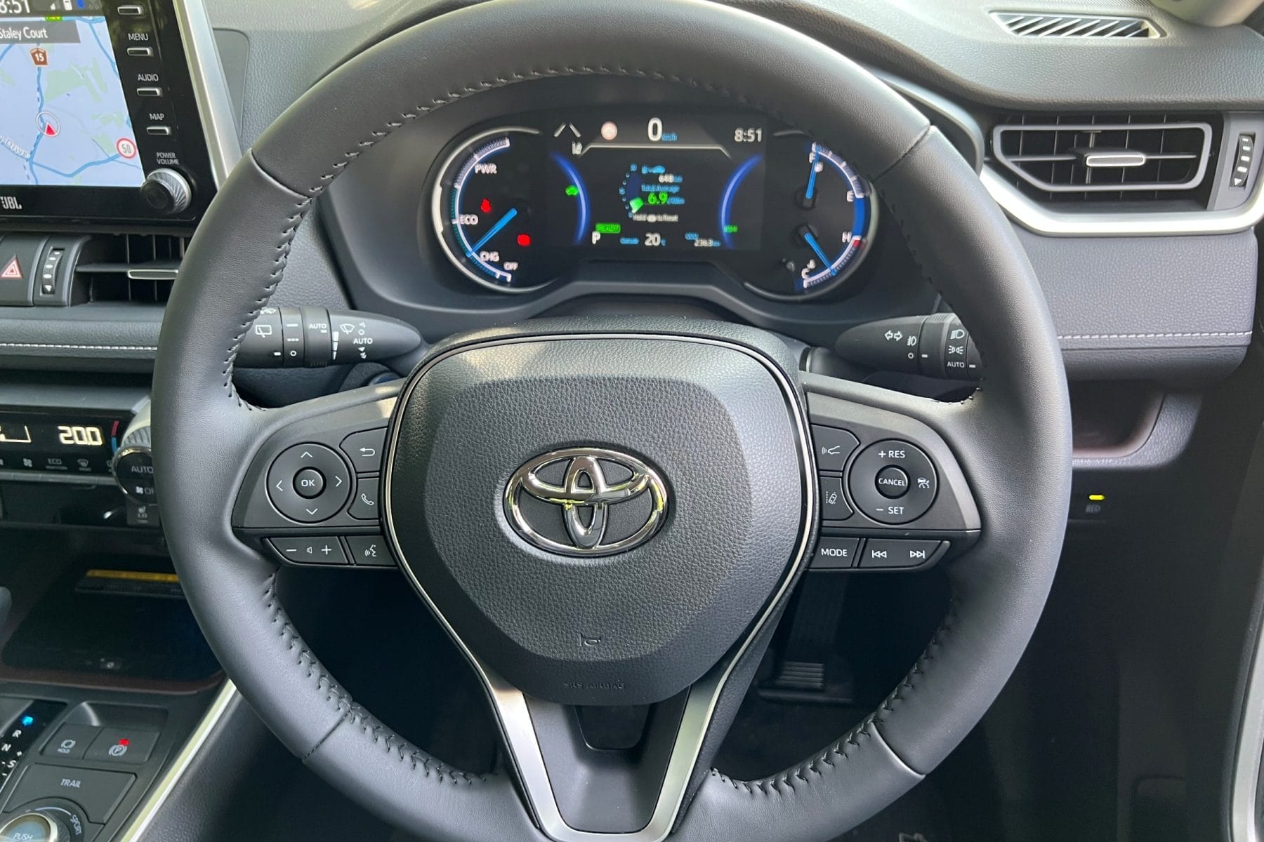 2022 Toyota RAV4 Hybrid Cruiser AWD SUV drivers instruments