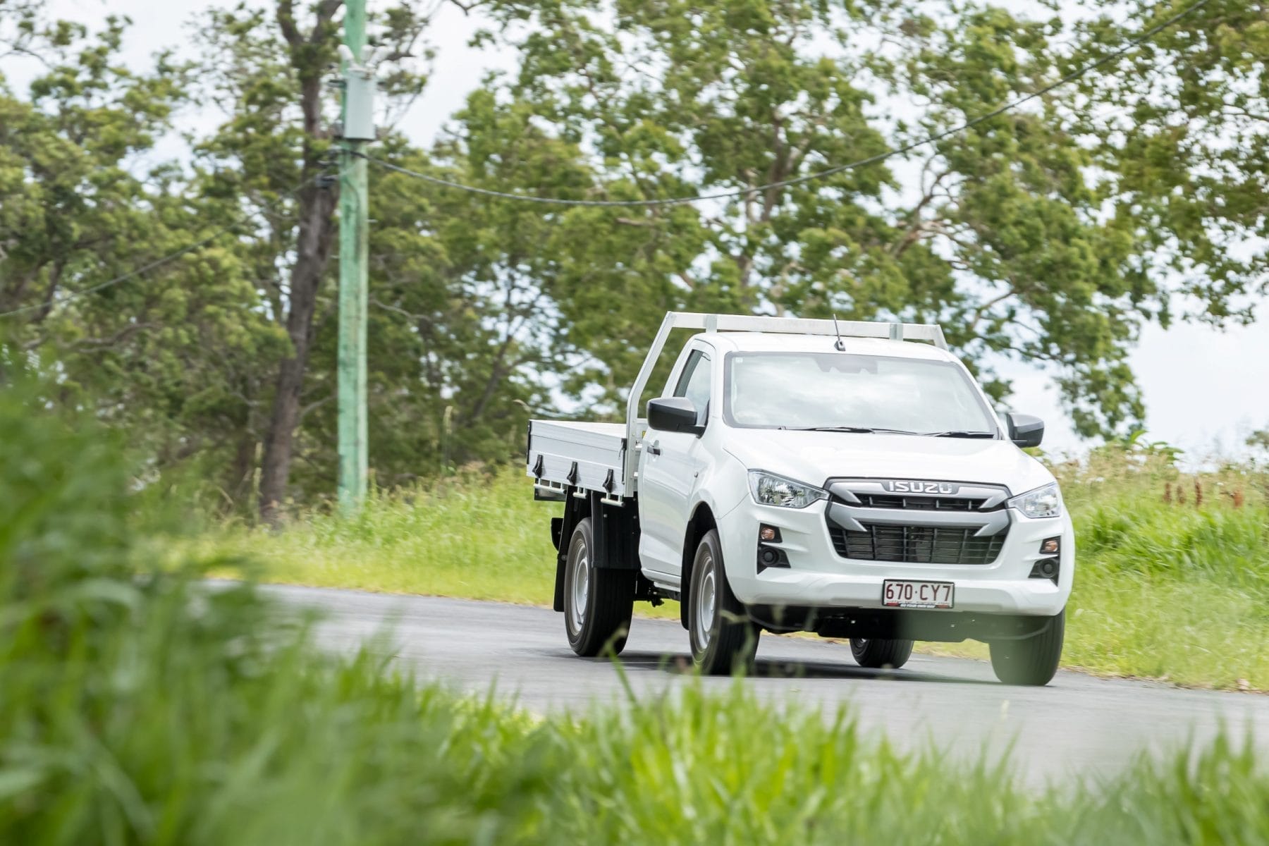 22MY Isuzu D-MAX 4x2 SX Single Cab Chassis Mineral White