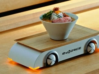 Nissan e-4ORCE delivers Ramen Noodles