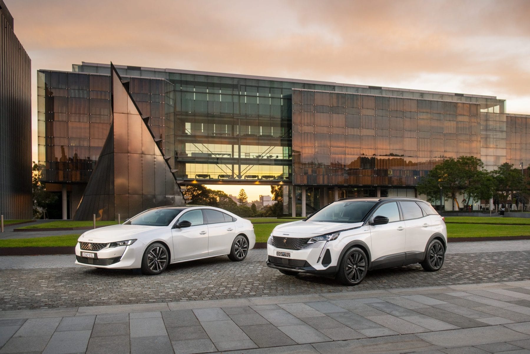 MY22 Peugeot 508 GT Fastback Plug-in Hybrid and MY22 Peugeot 3008 GT Sport Plug-in Hybrid AWD.