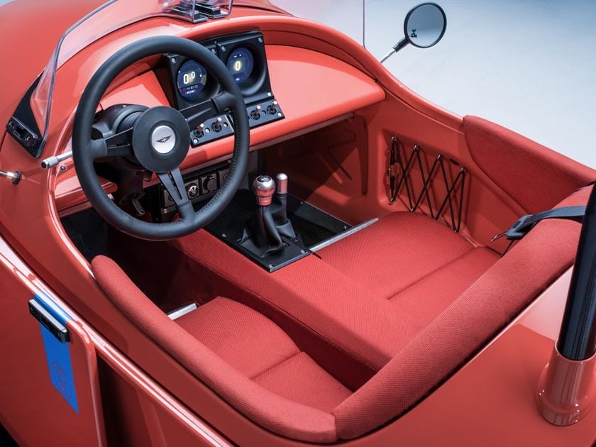 Morgan Super 3 interior