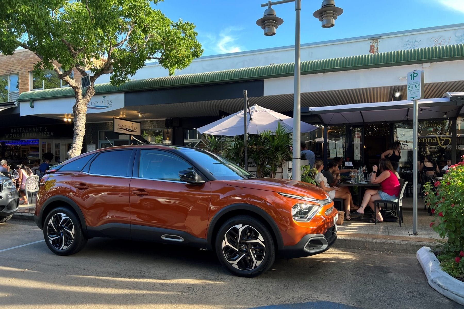 2022 Citroen C4 parked in town