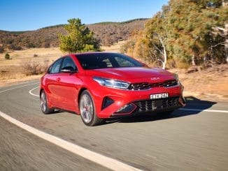 2022 Kia Cerato GT driving 1