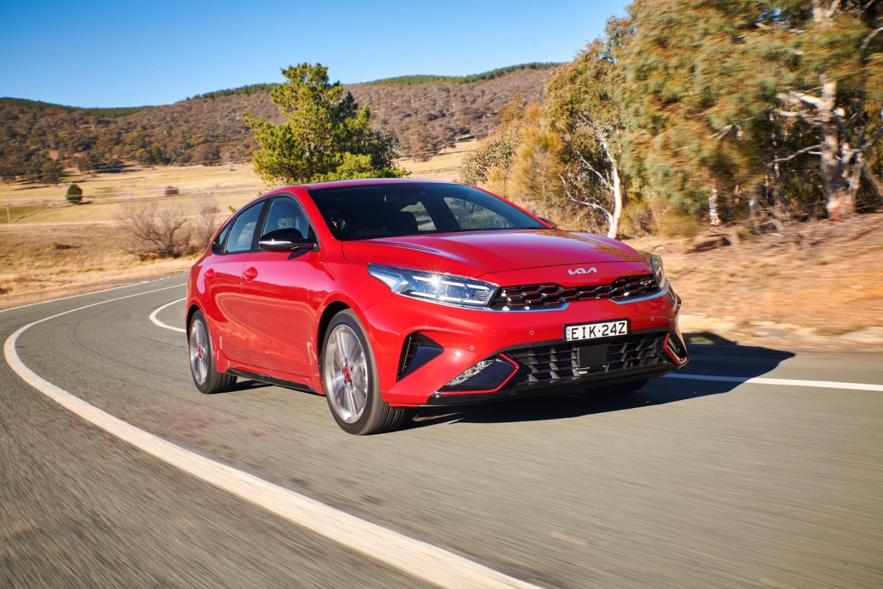 2022 Kia Cerato GT driving 1