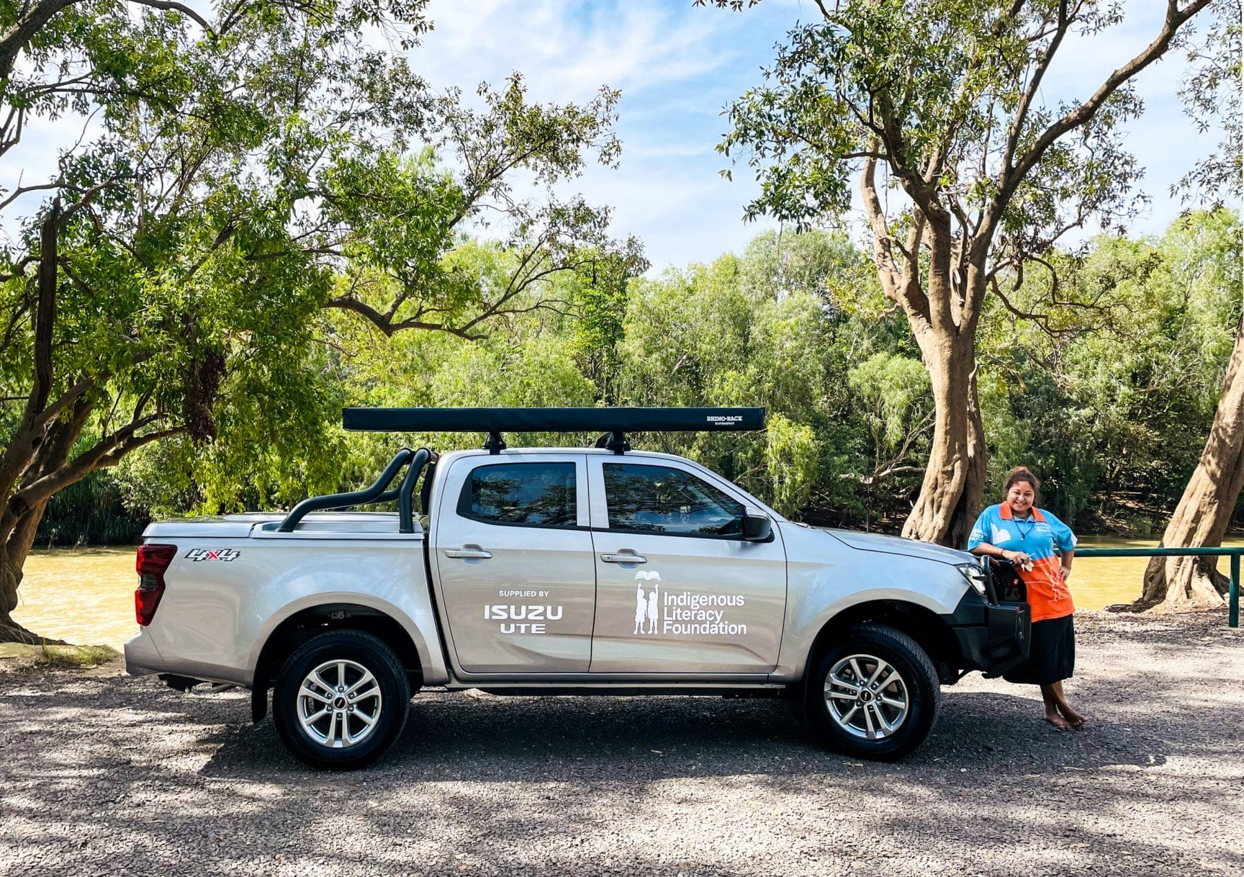 Indigenous Literacy Foundation Isuzu D-MAX.