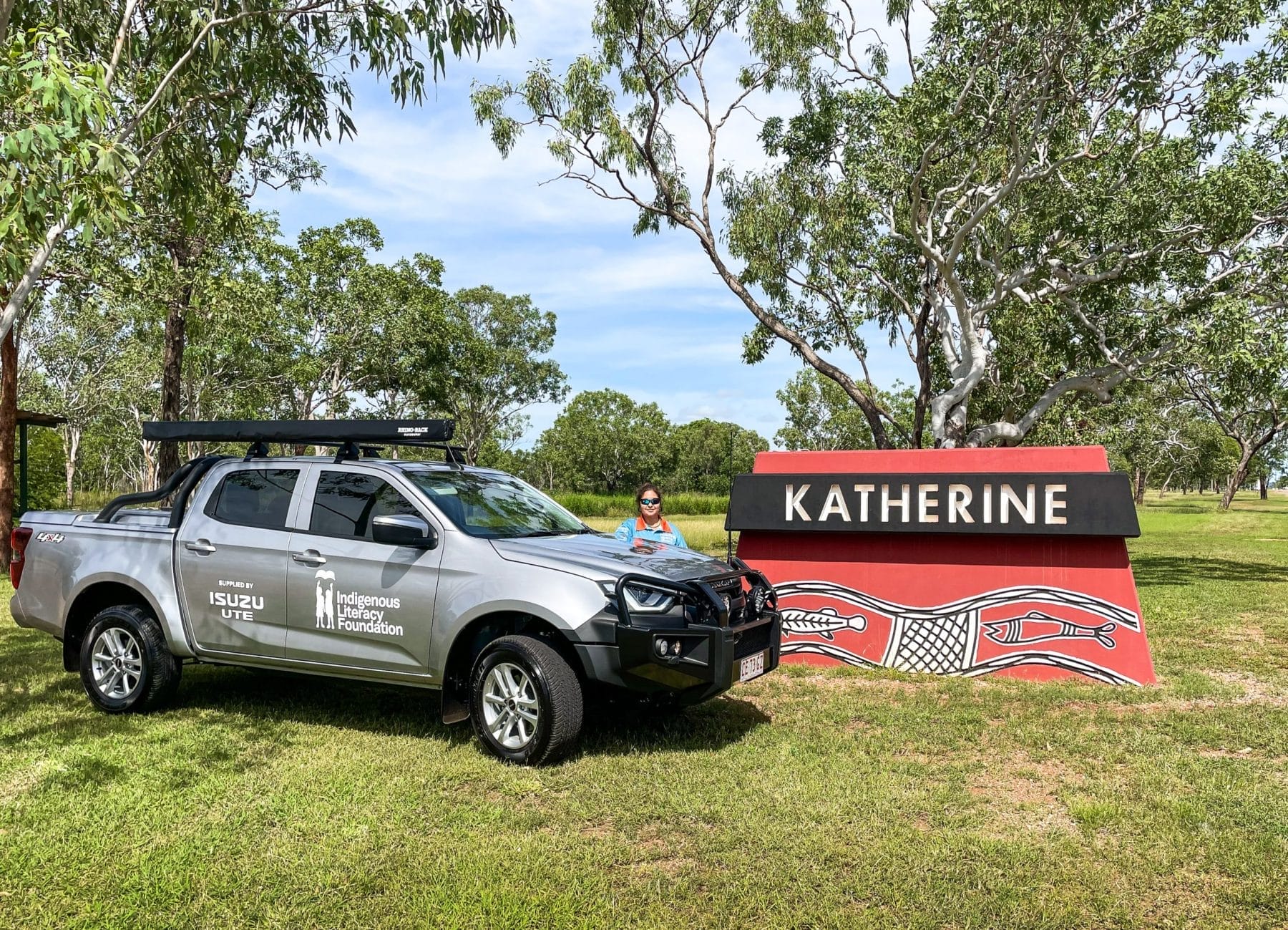 Indigenous Literacy Foundation Isuzu D-MAX.