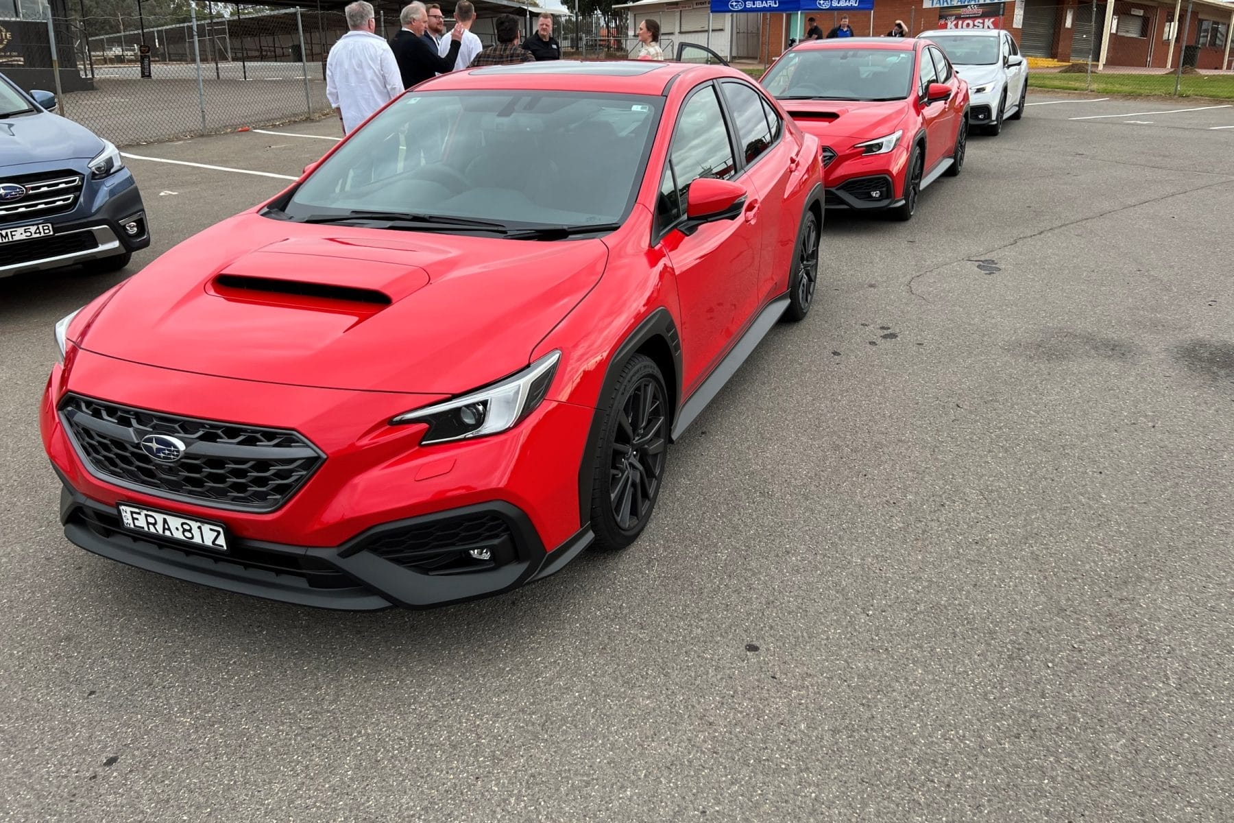 2022 Subaru WRX launch track cars