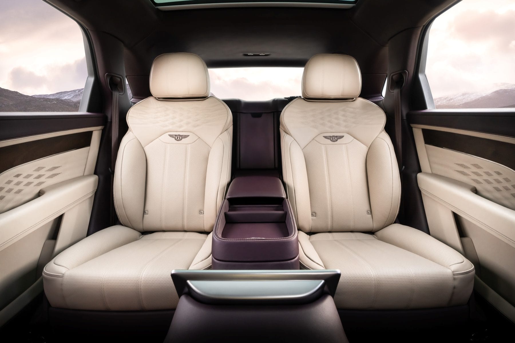 Bentley Bentayga EWB rear seats