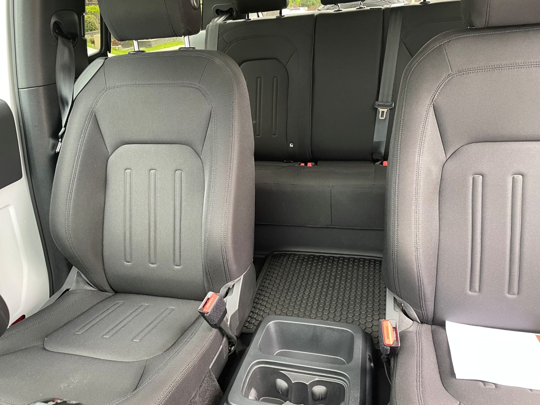 Land Rover Defender 90 rear seats