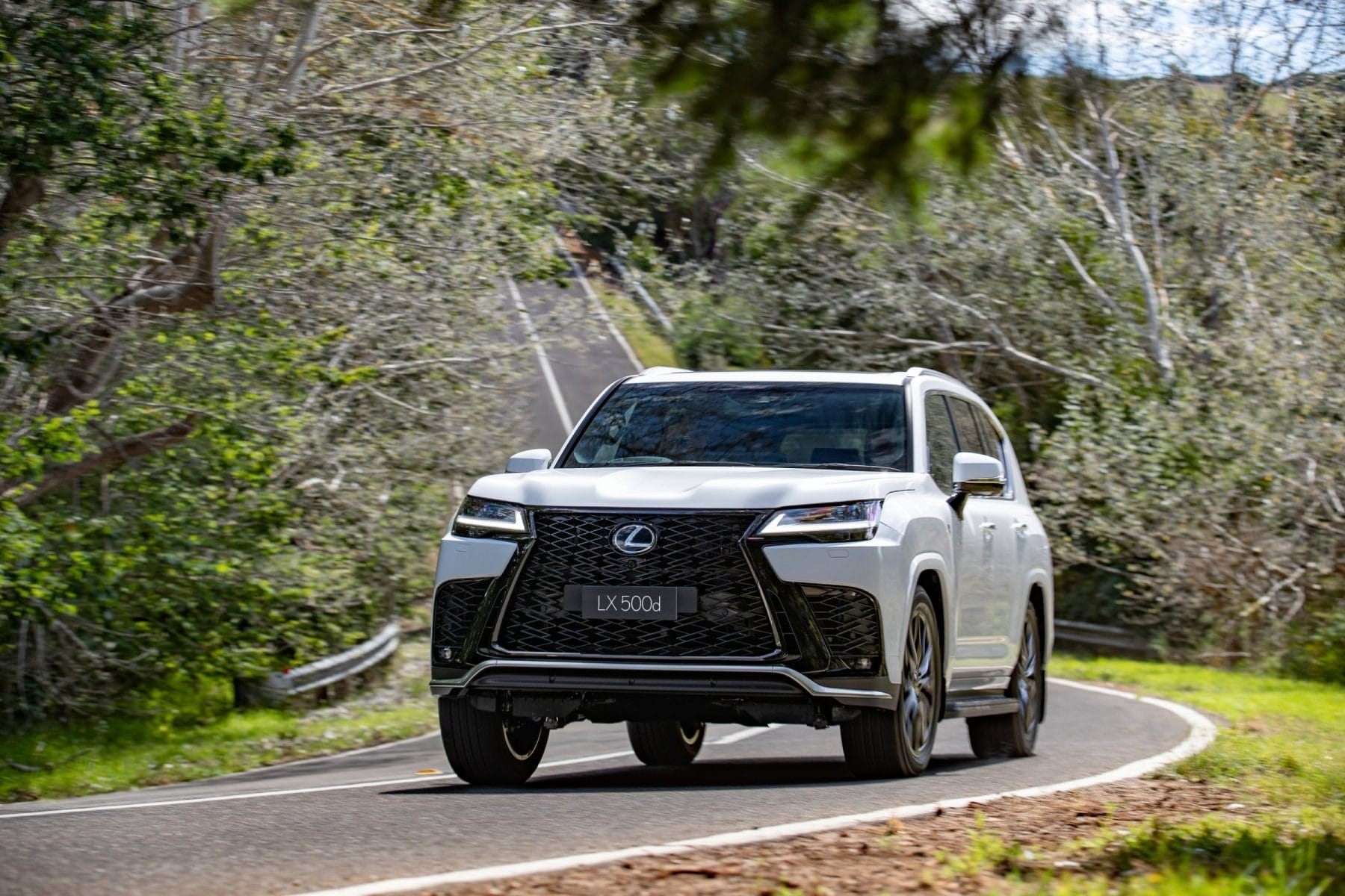 2022 Lexus LX 500d F Sport (White Nova)