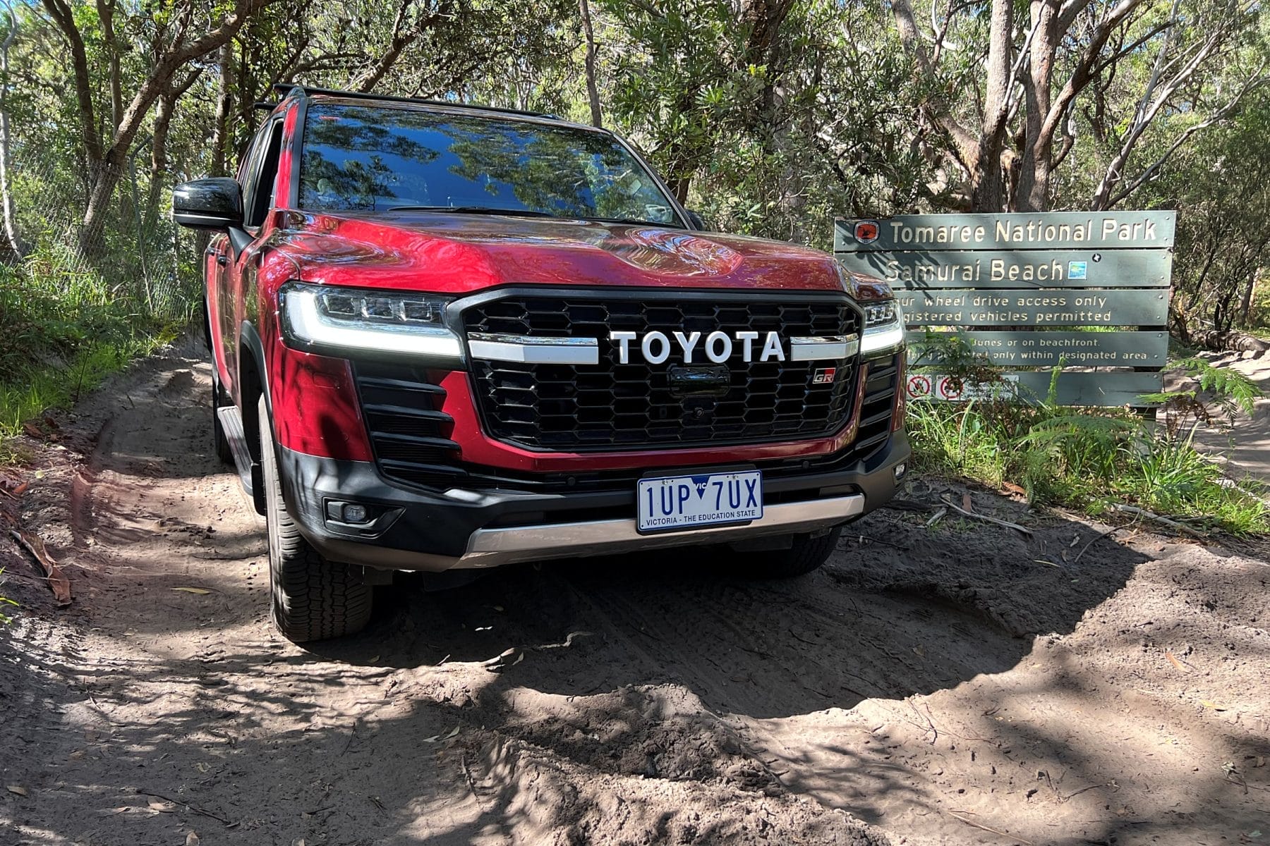 Toyota LandCruiser 300 series GR Sport front 1