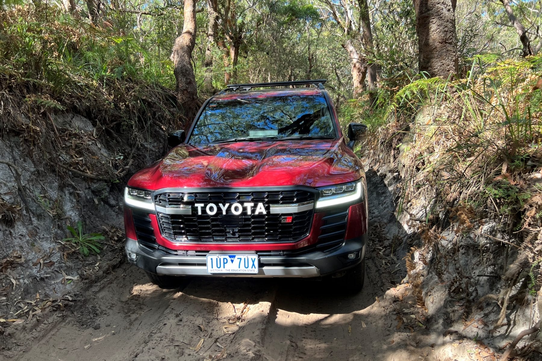Toyota LandCruiser 300 series GR Sport front 2