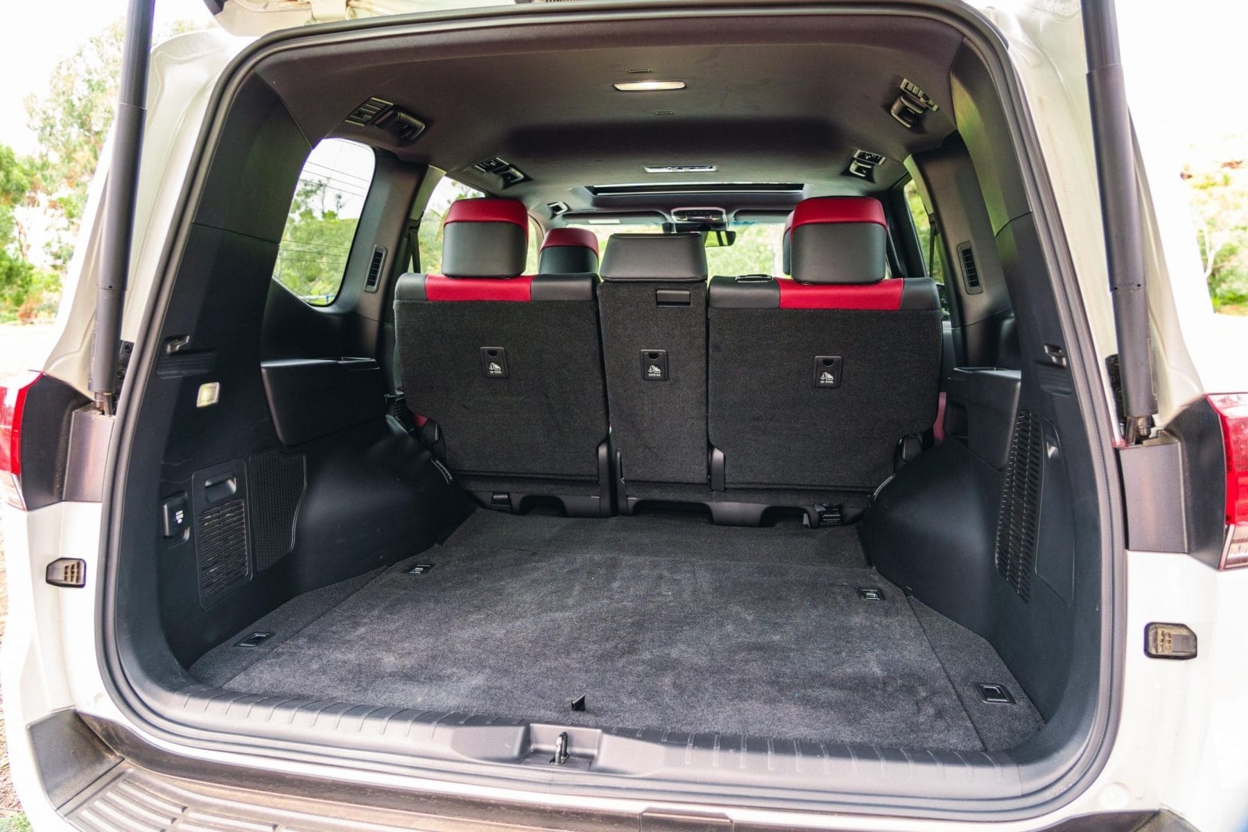 Toyota LandCruiser 300 series launch boot area