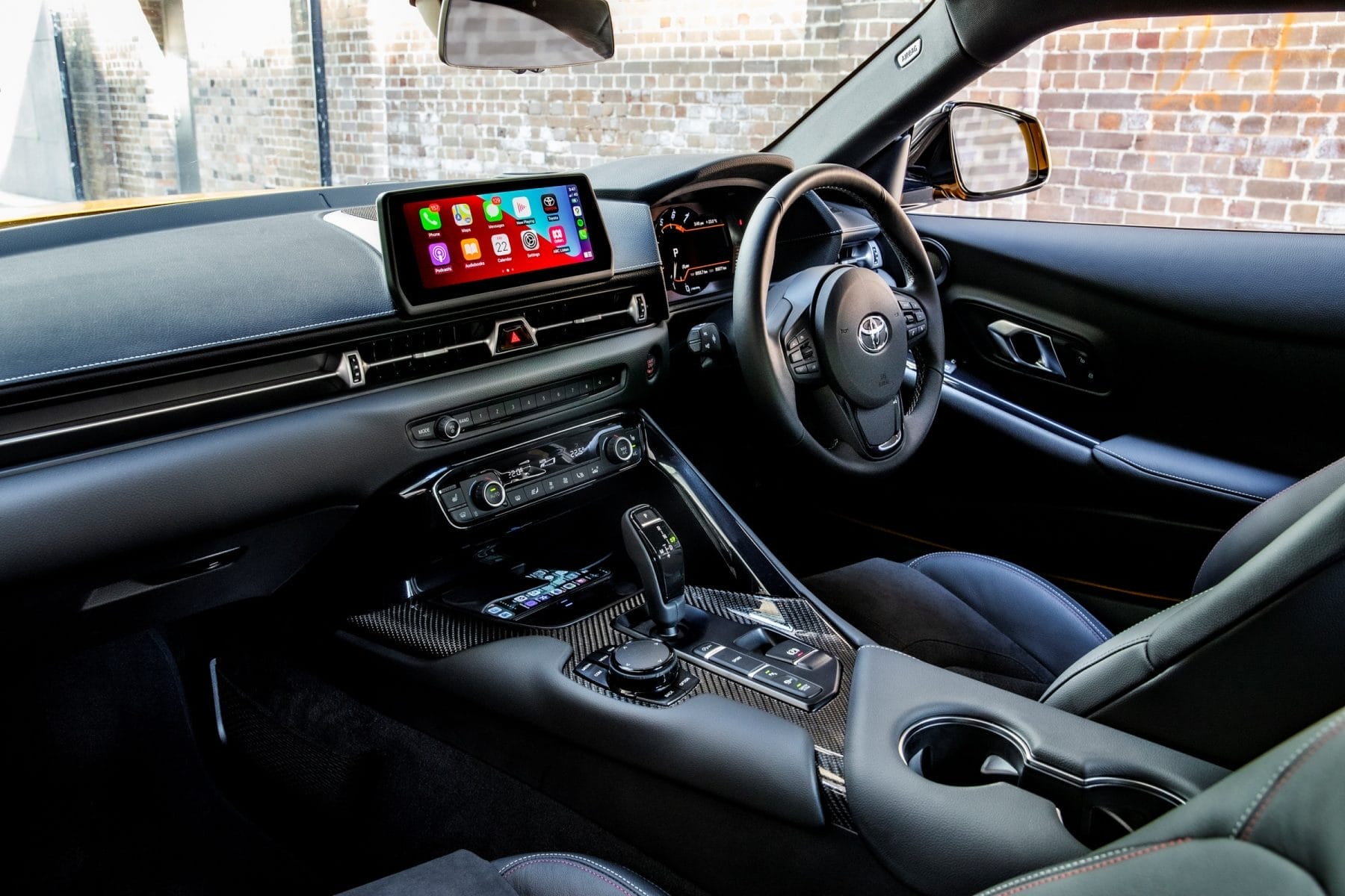 Toyota Supra GTS GR front interior