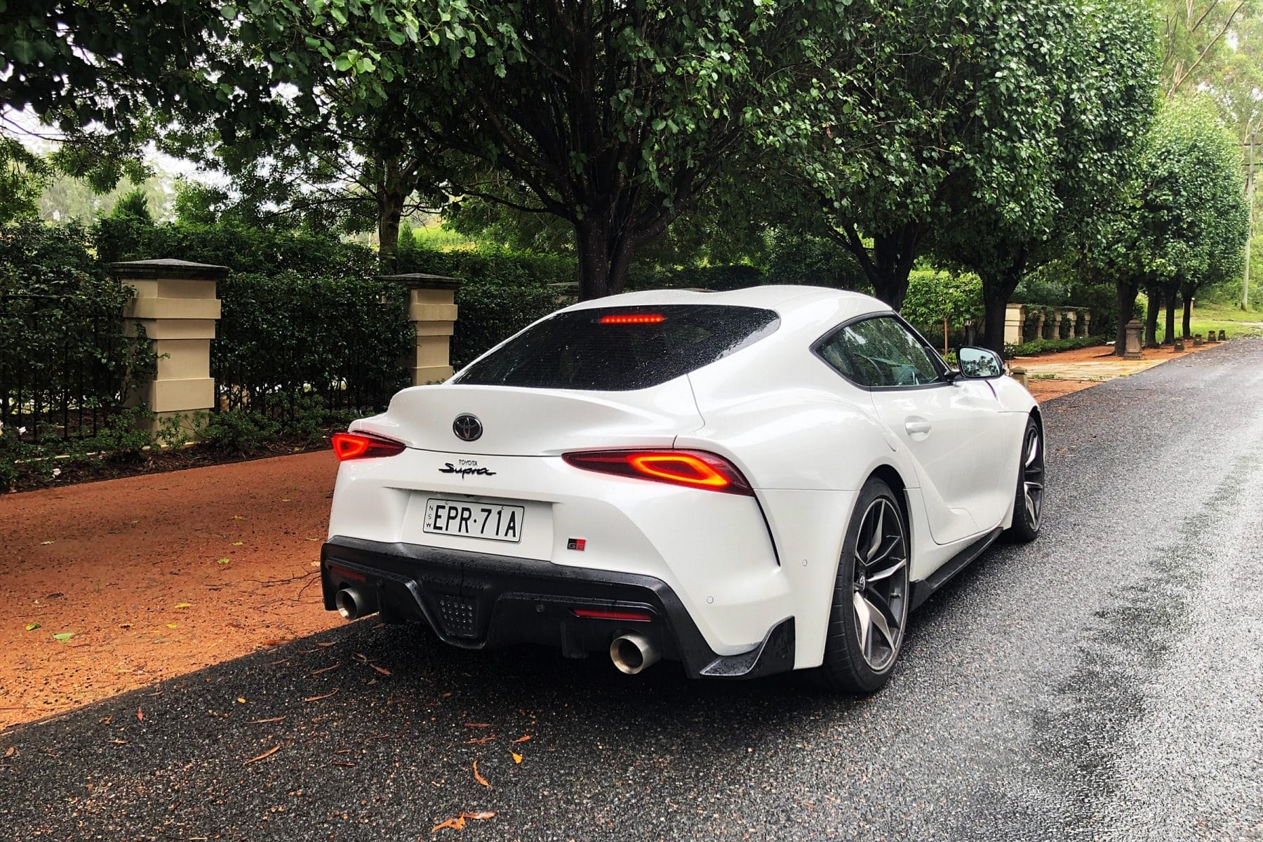 Toyota Supra GTS GR rear