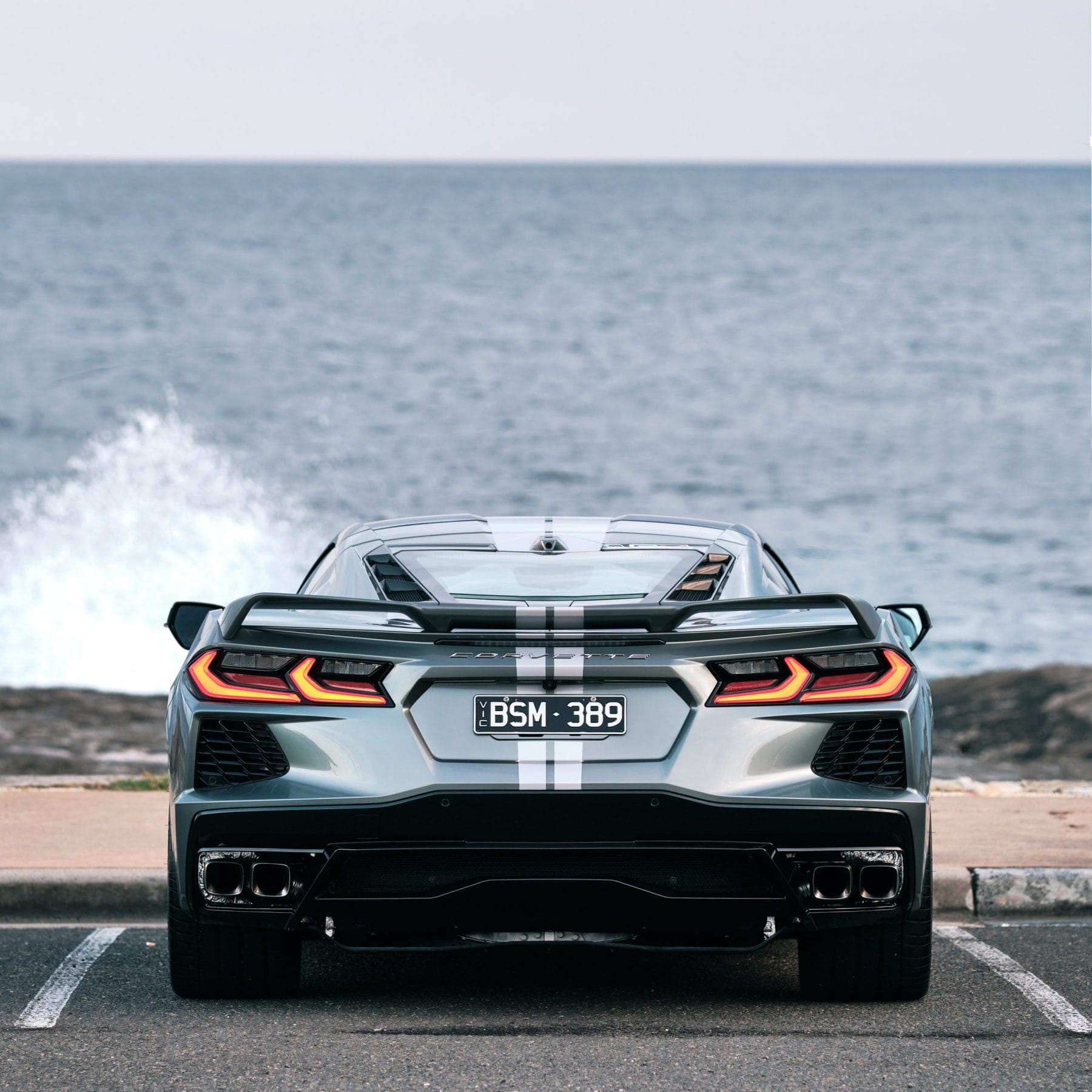 MY22_C8 Corvette_Rear