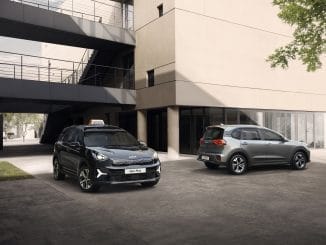 Kia Niro Plus taxi model in Korea