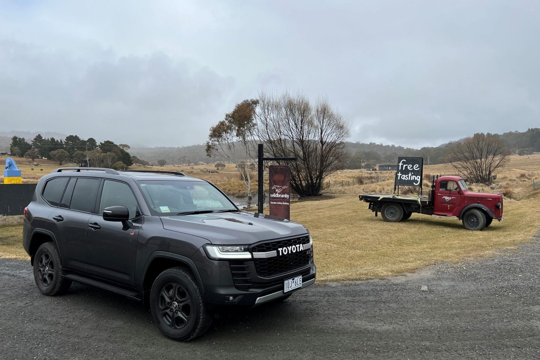 Toyota LandCruiser 300 GR Sport at Wildbrumby distiliary