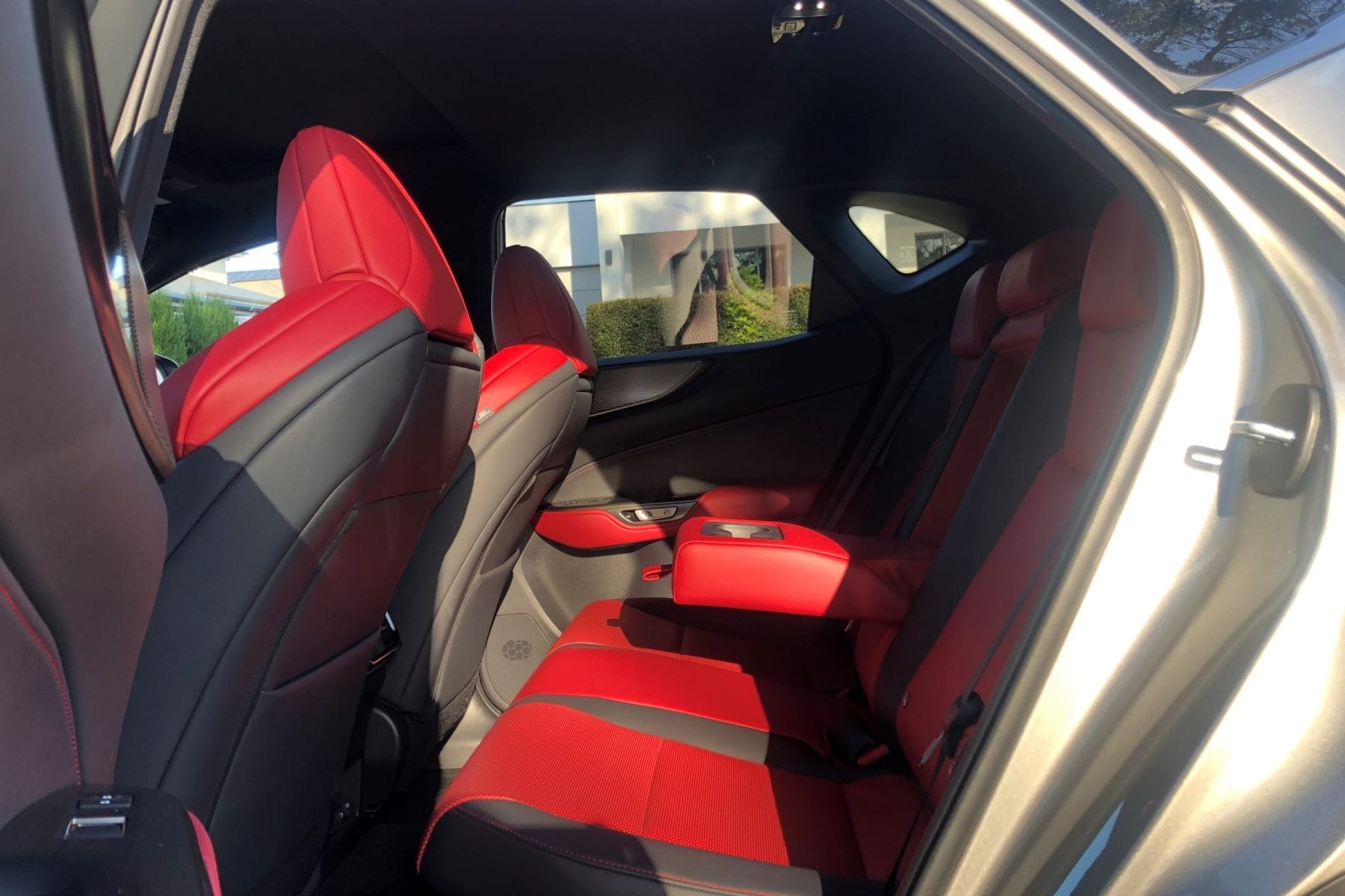 2022 Lexus NX 450h + F Sport PHEV rear seats