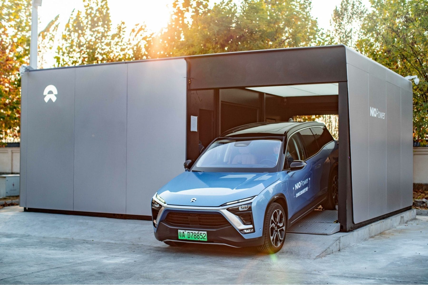 NIO battery exchange 1