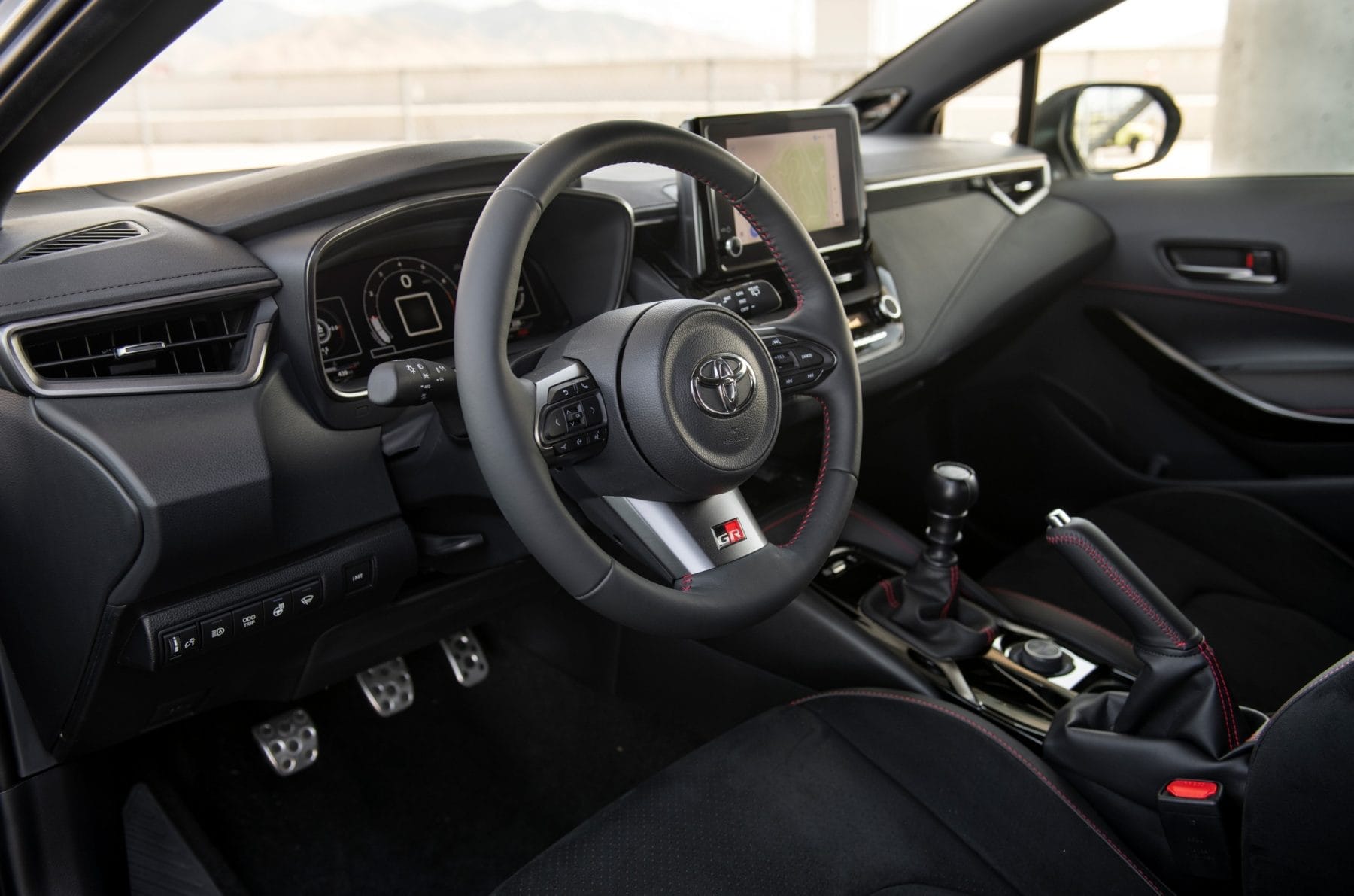 Toyota GR Corolla overseas model interior