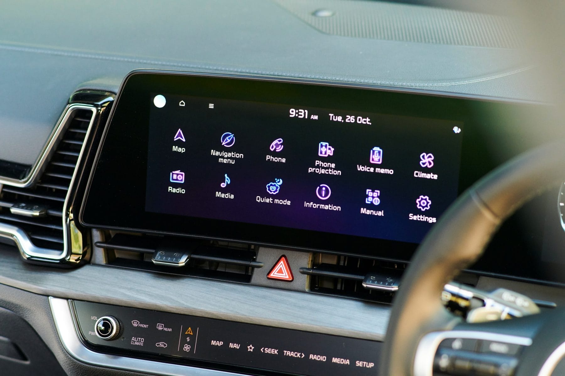 2022 Kia Sportage-GT Line dash