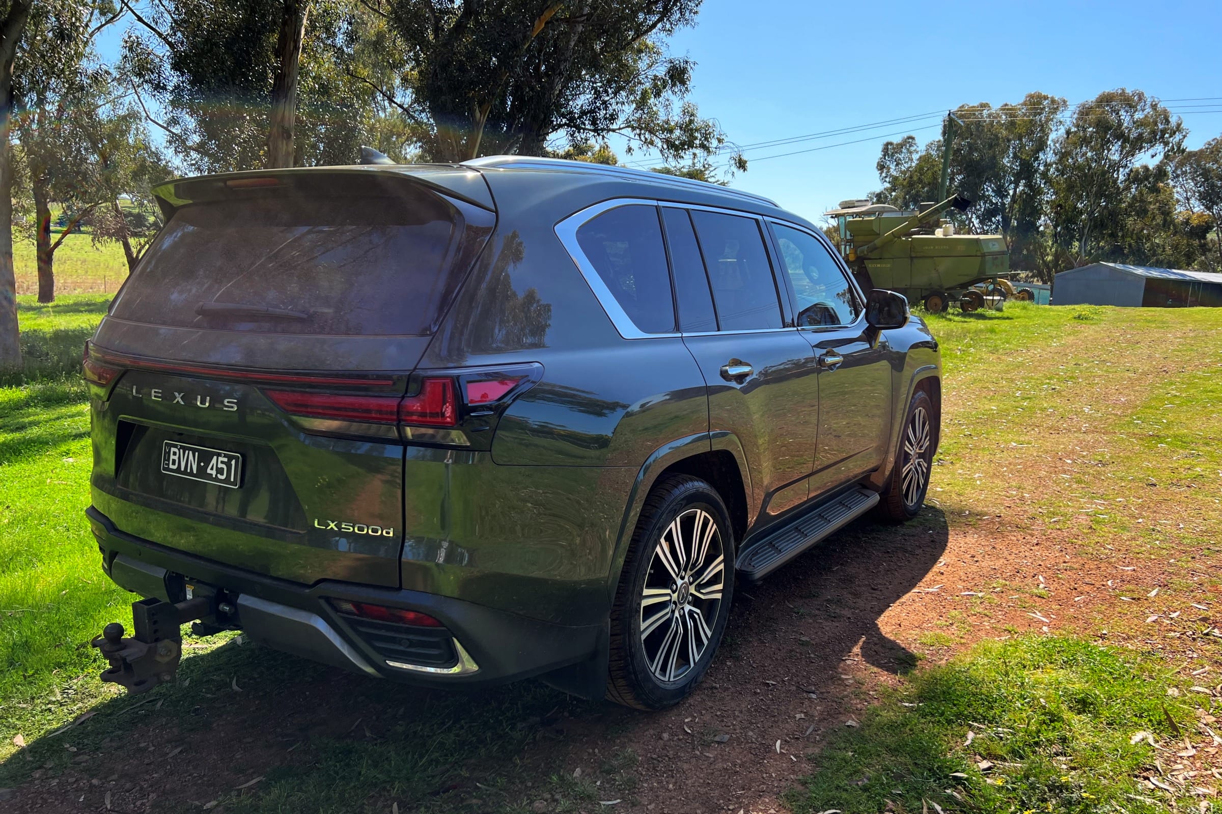 2022 Lexus LX 500d rear quarter