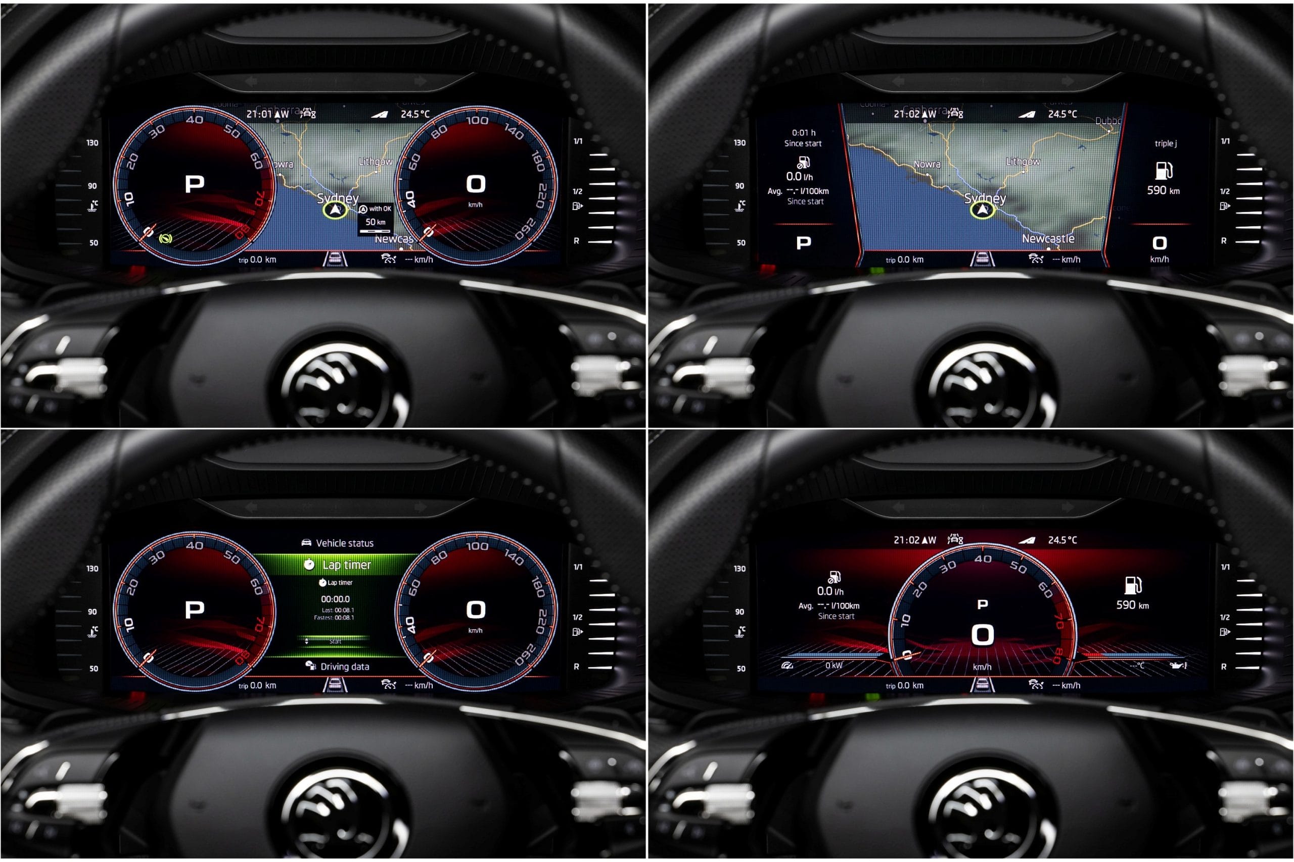 2022 ŠKODA Sportline driver instruments 4 pic