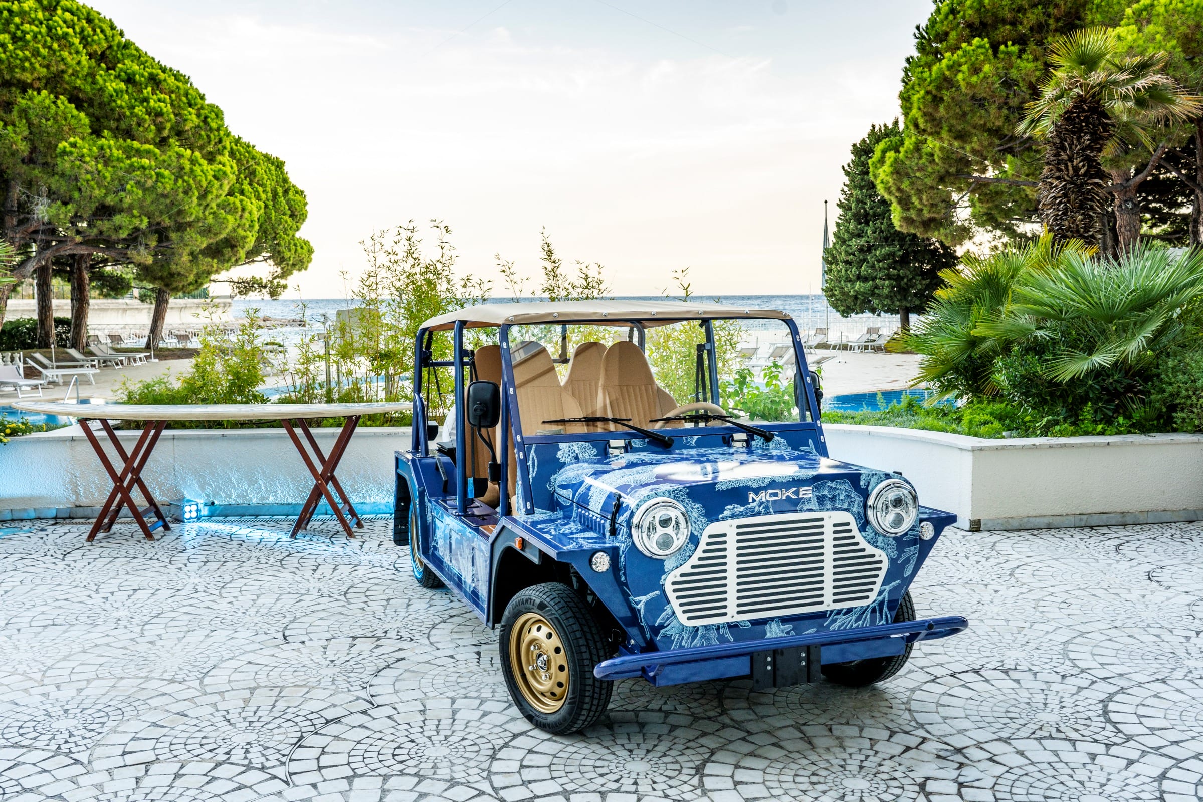 MINI MOKE MONACO BLUE MARINE FOUNDATION