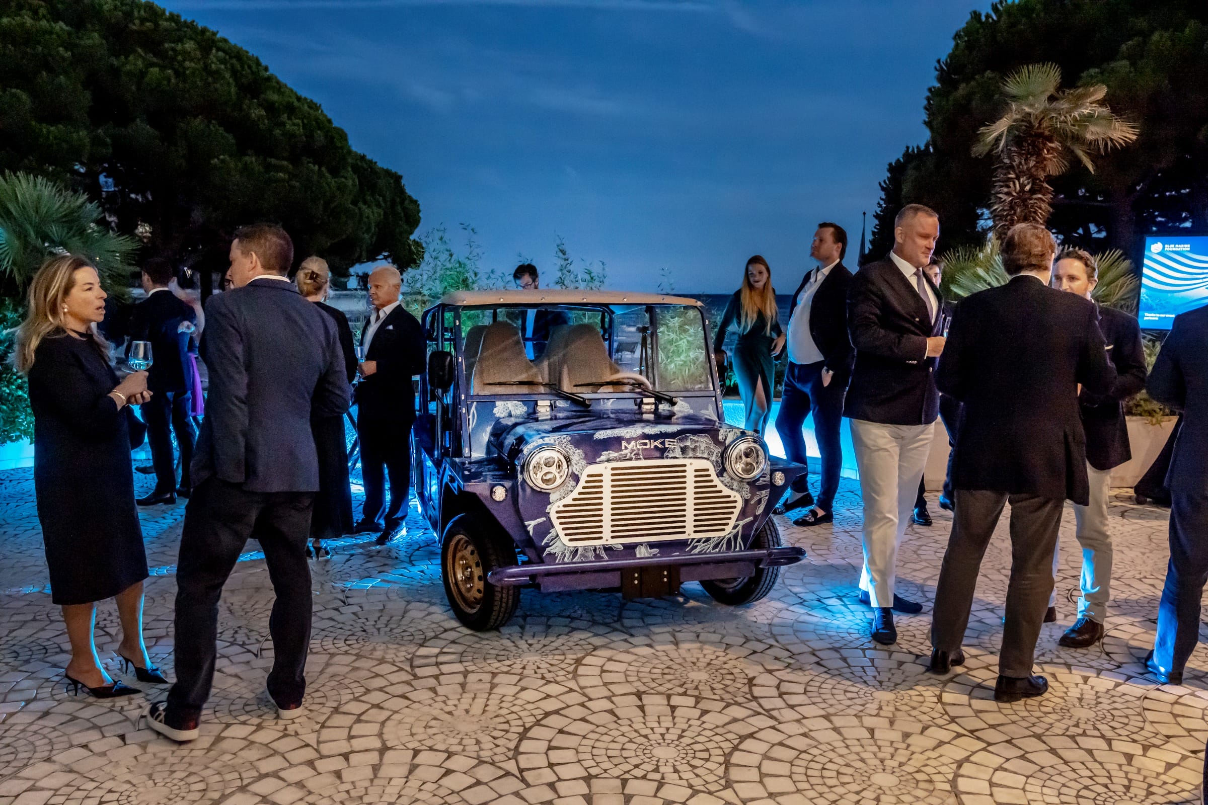 MINI MOKE MONACO BLUE MARINE FOUNDATION