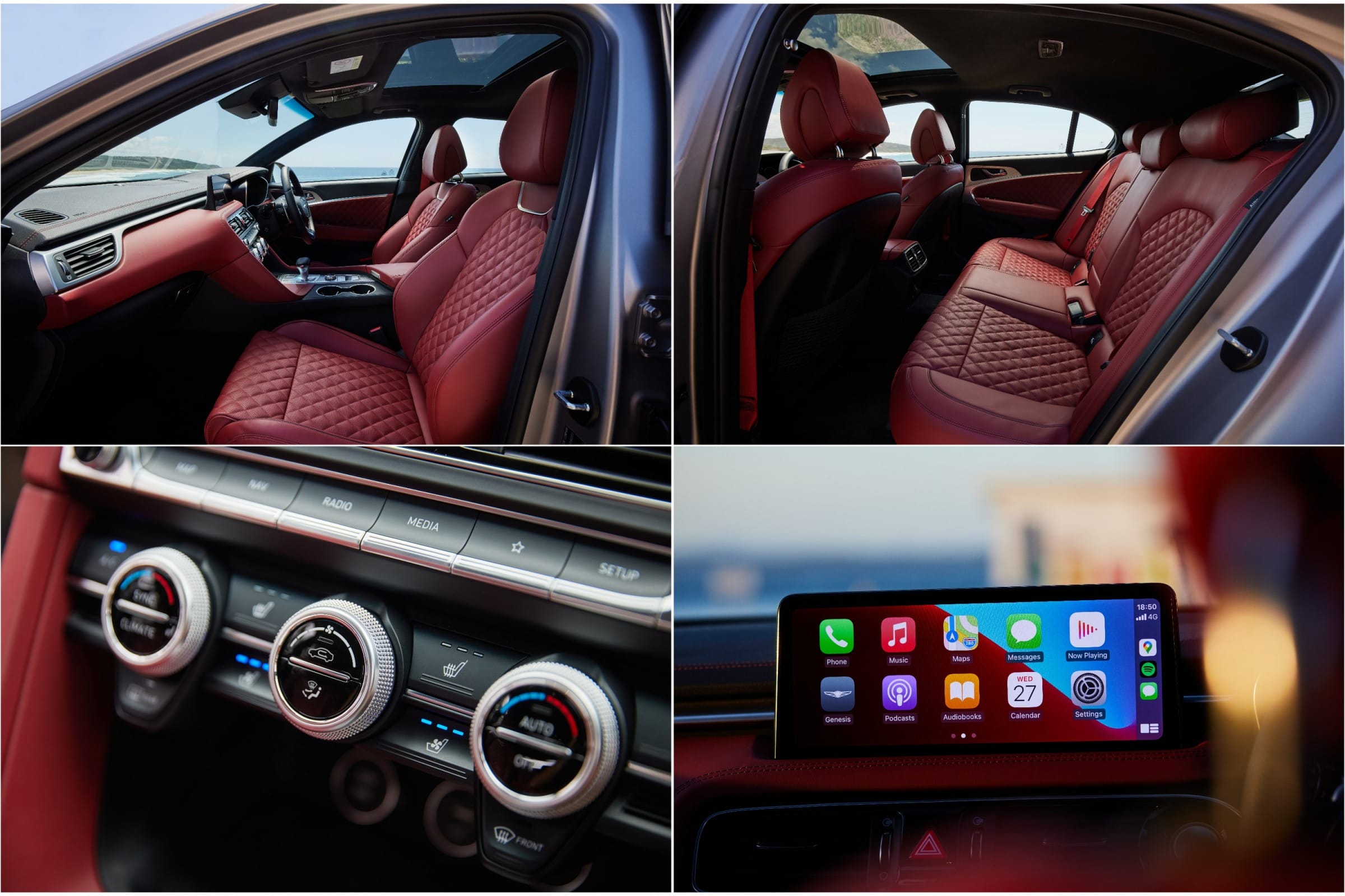 Genesis G70 Shooting Brake 2022 interior features