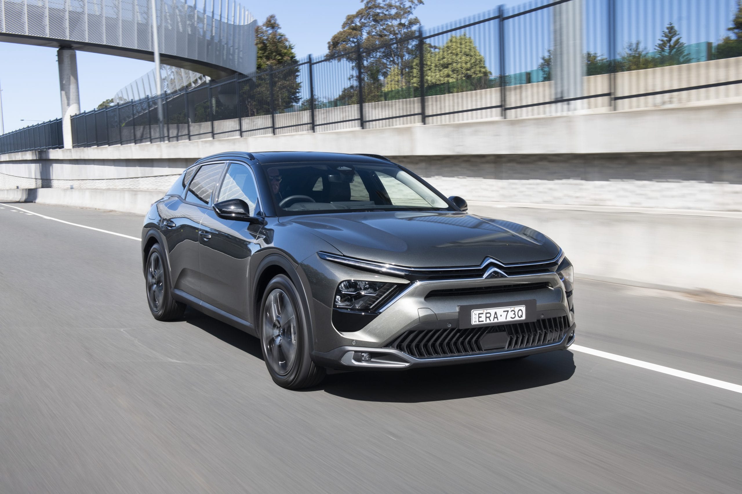 2022 Citroen C5 X. driving