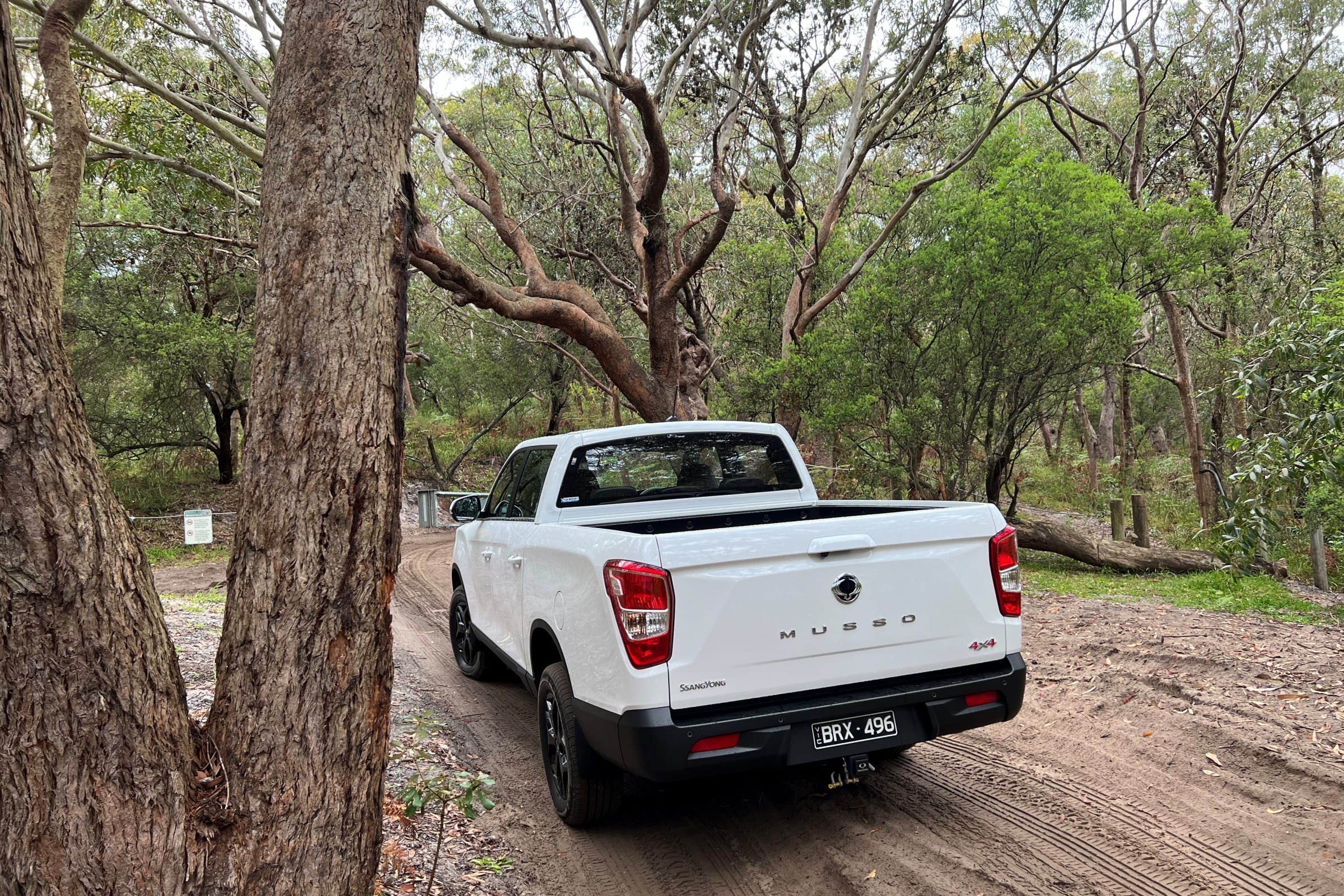SsangYong Musso Ultimate XLV 2022 rear qtr 2