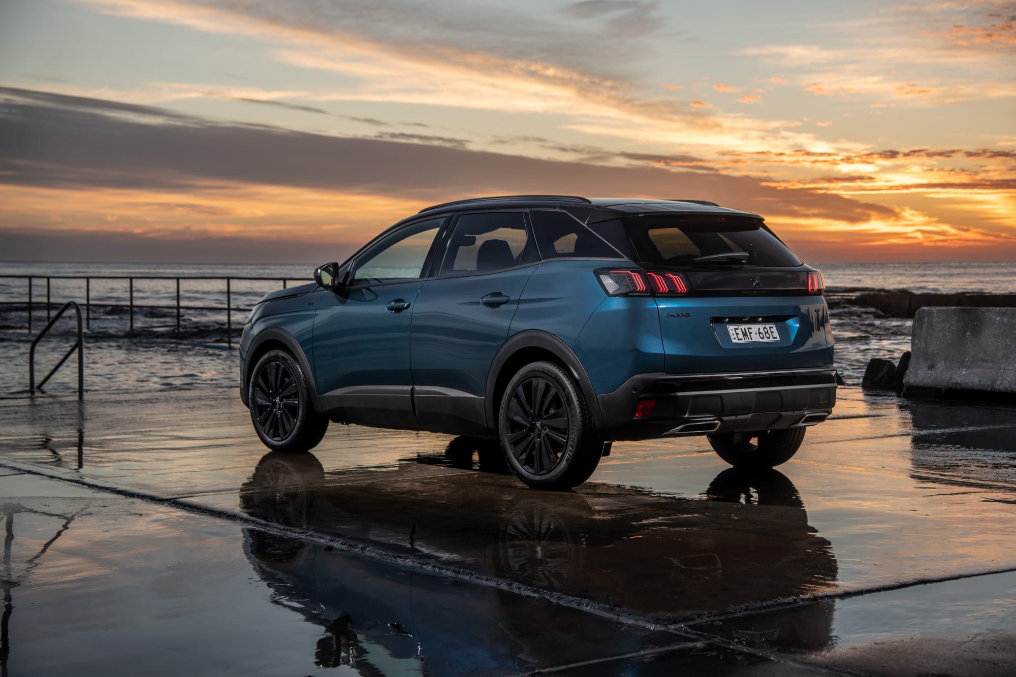 2021 Peugeot 3008 GT Sport. rear