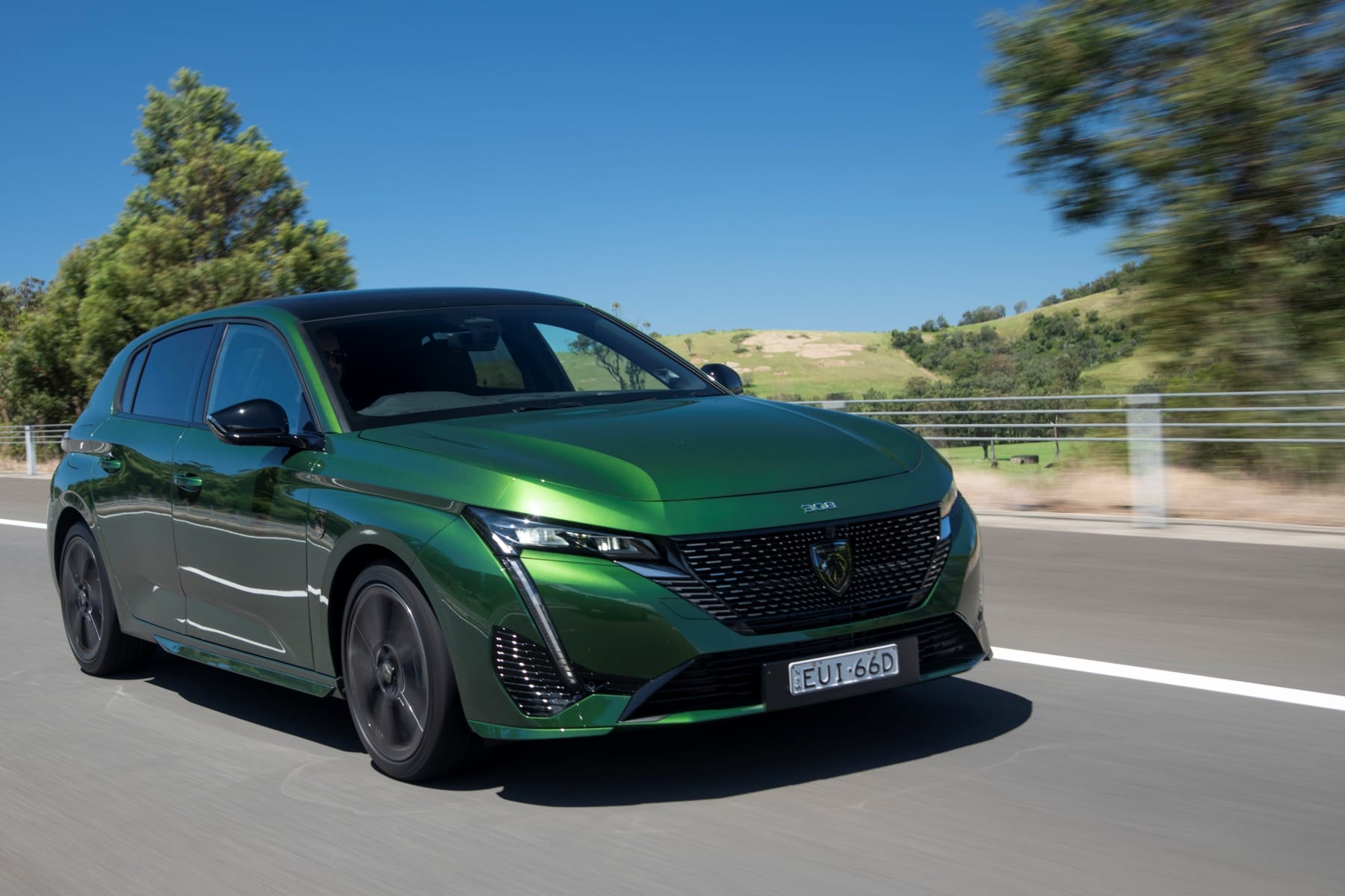 2022 Peugeot 308 GT Premium Hatch driving