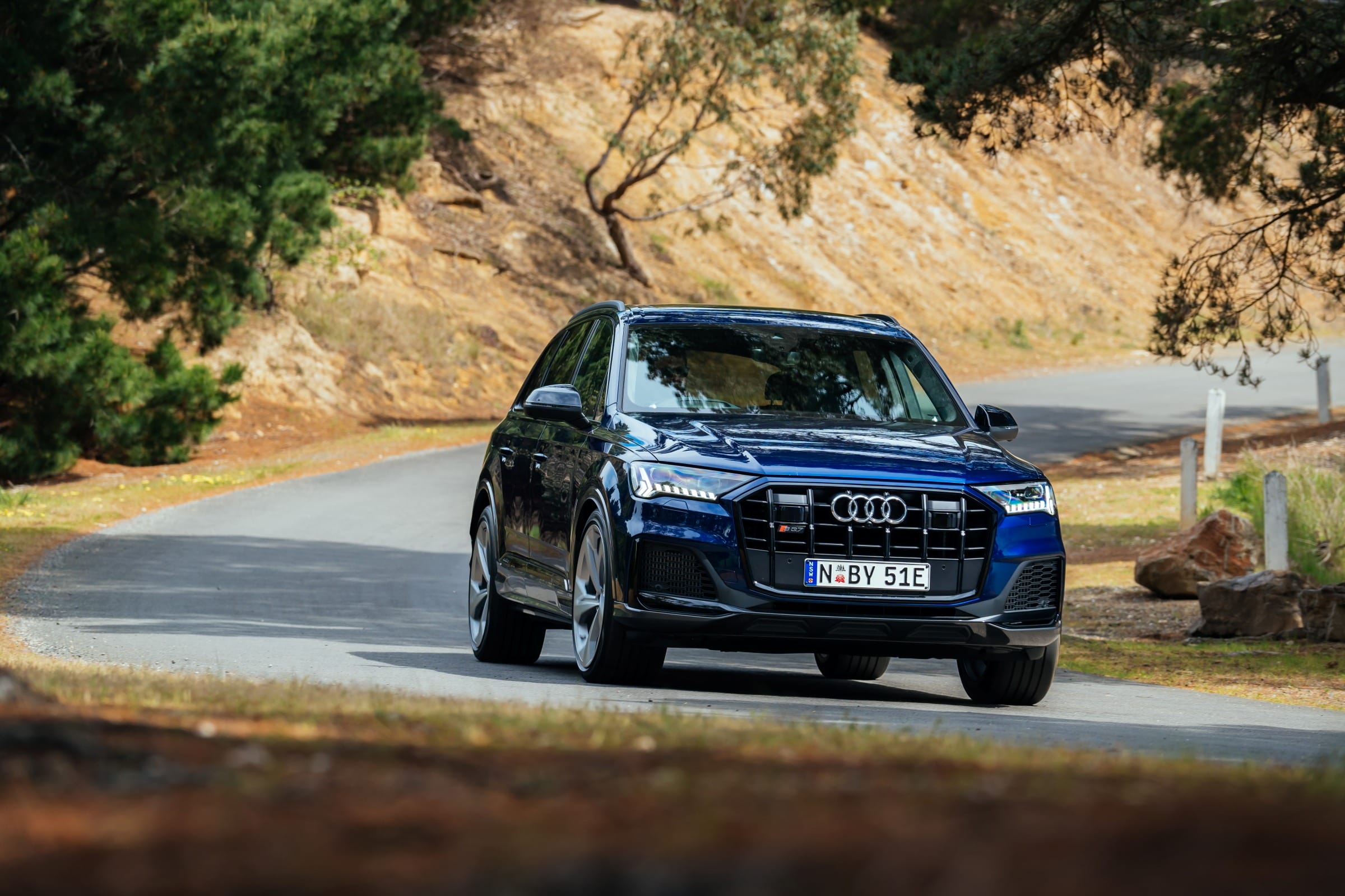 2023 Audi SQ7 driving