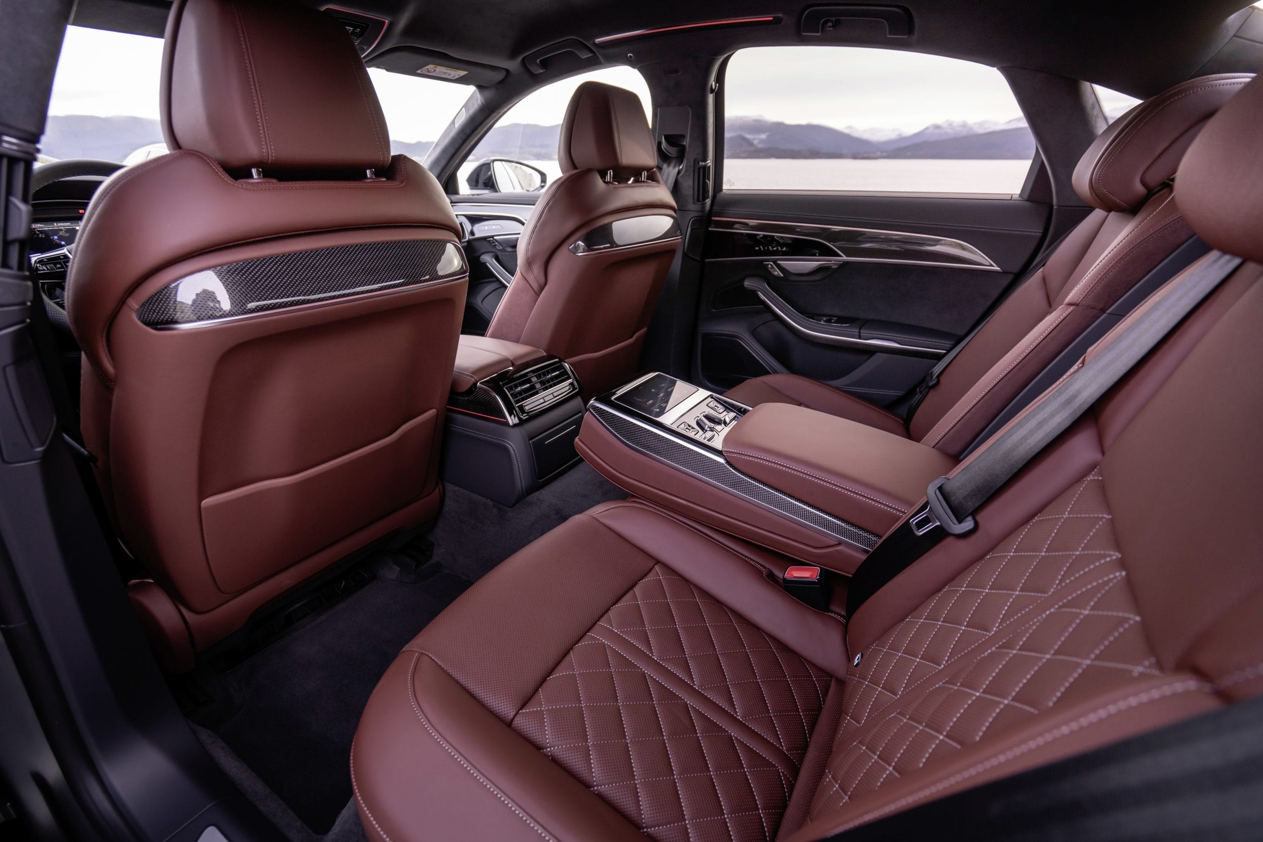 Audi A8l interior rear seats 