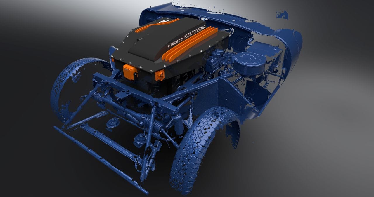 Electrogenic Jaguar motor conversion