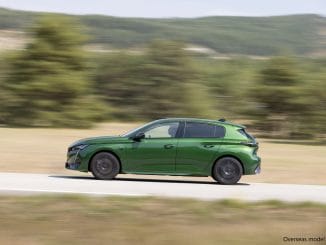 PEUGEOT 308 Hatch Overseas model shown.