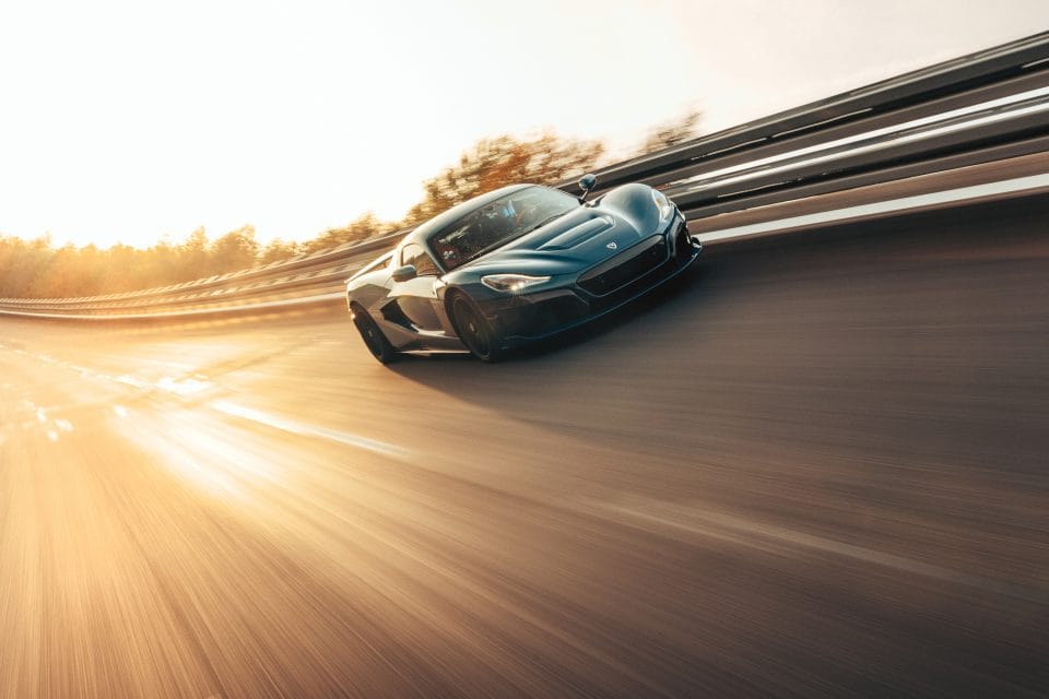 Rimac Nevera top speed run 412kph