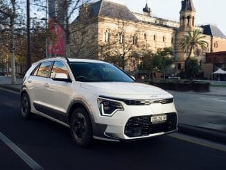 2022 Kia_Niro_EV GT-Line front qtr