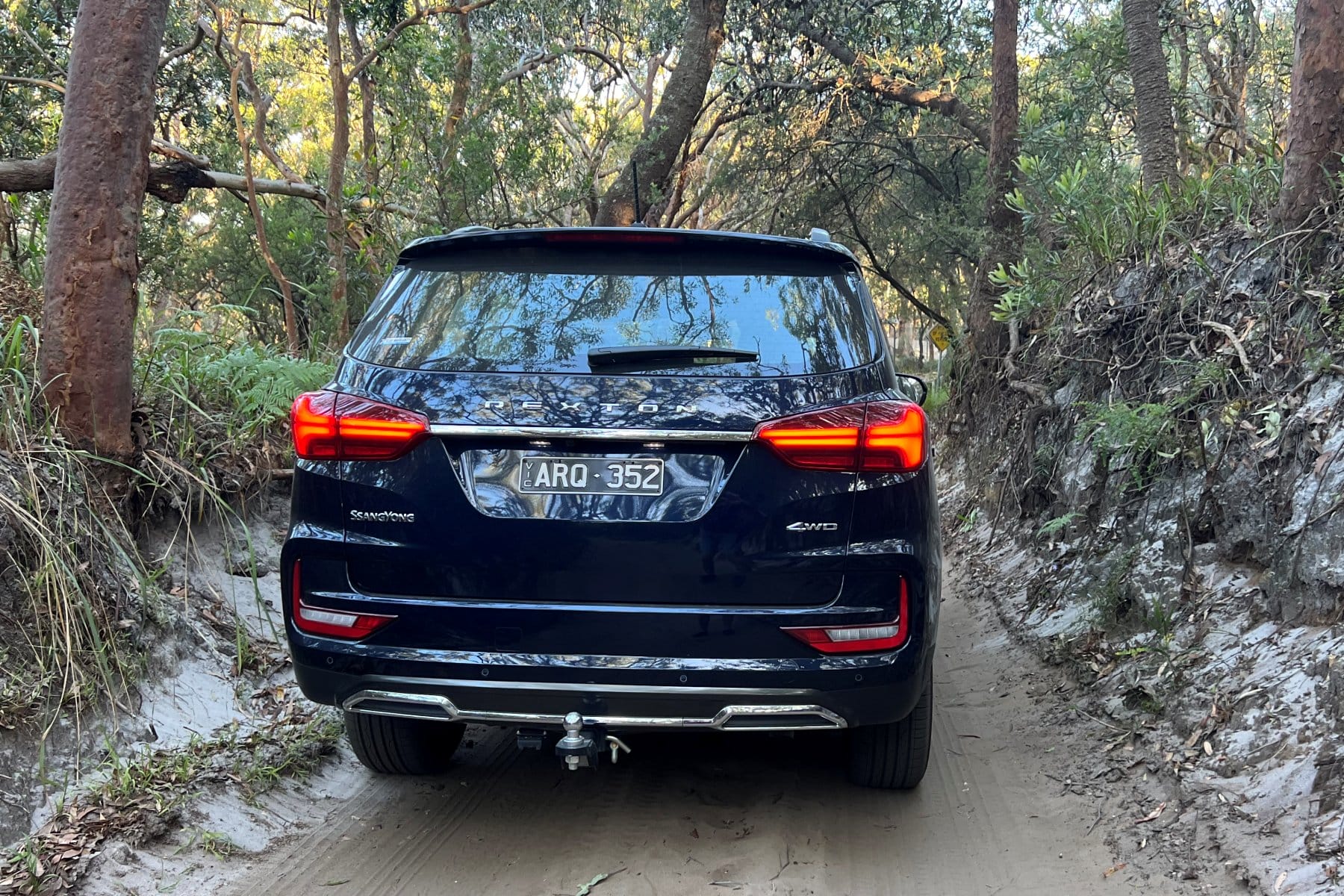 2022 SsangYong Rexton 4WD rear track
