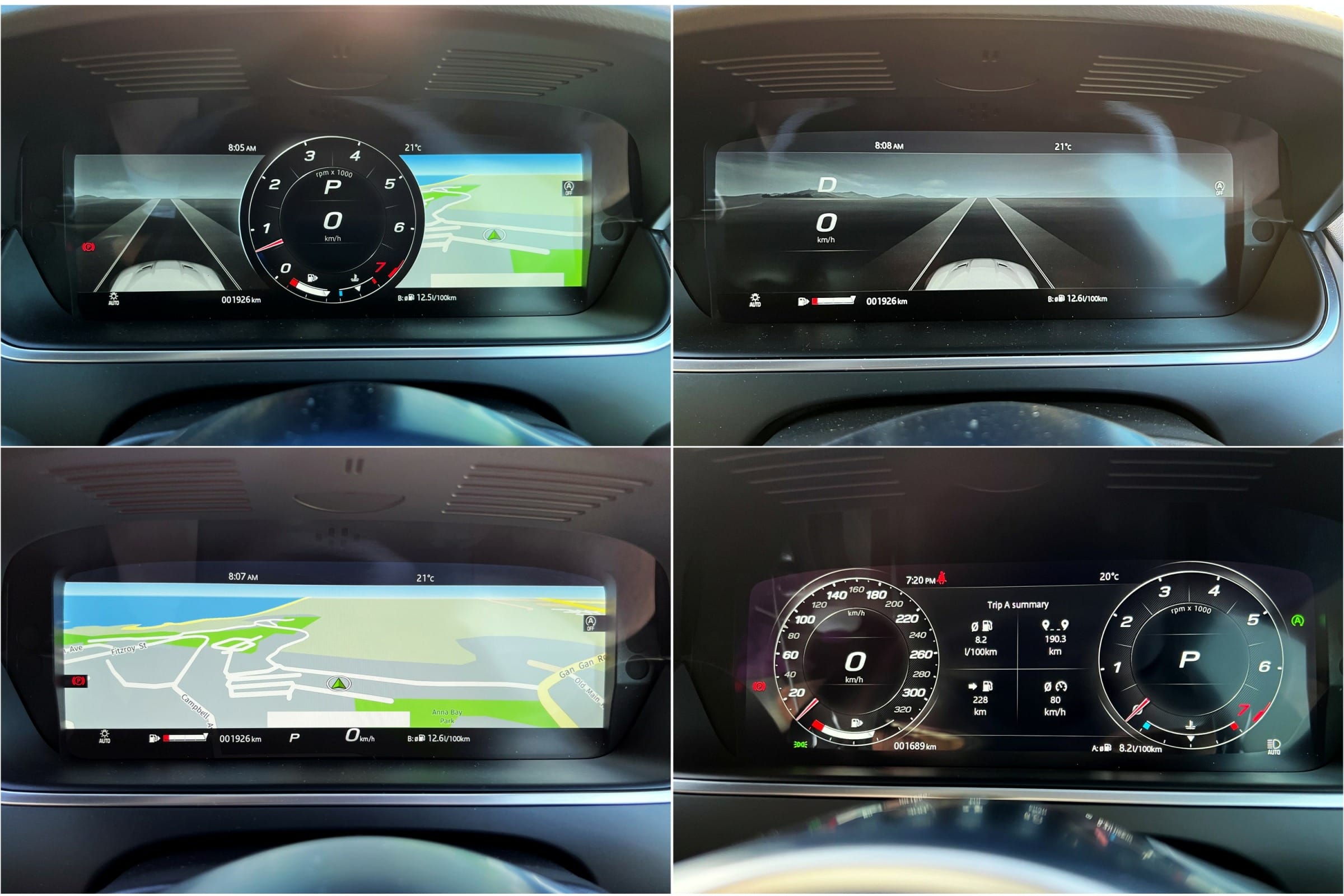 2023 Jaguar F Type P450 Convertible drivers instruments 4 pic